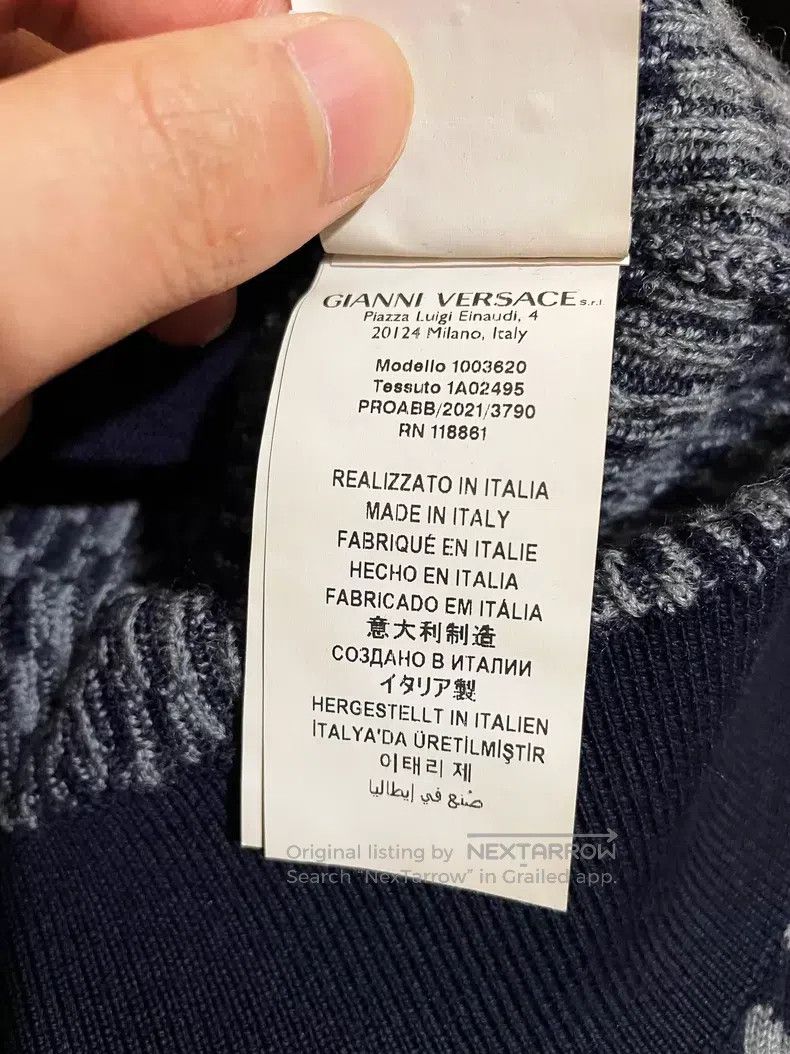 Other Versace Medusa wool knit jacket coat Size US XS / EU 42 / 0 - 8 Thumbnail