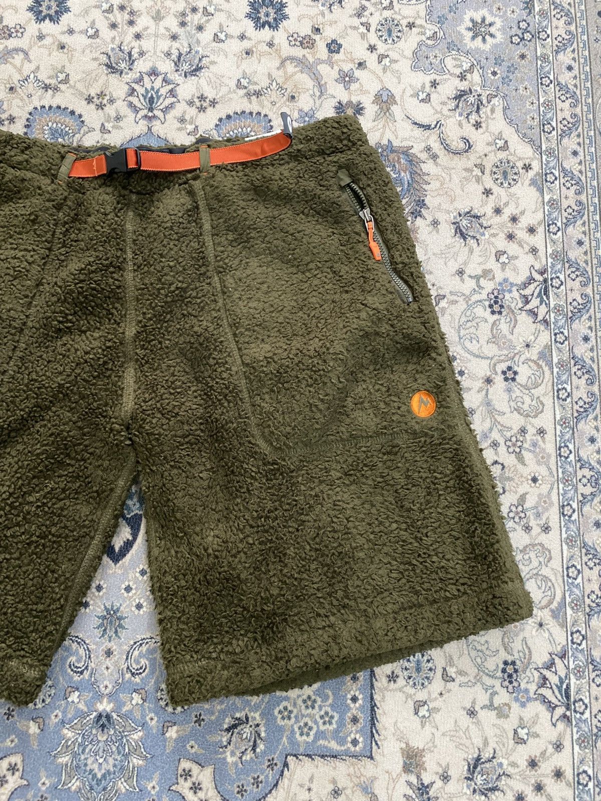 Marmot MARMOT FLEECE BUCKLE STRAP SHORT PANTS GREEN HIKING Size US 34 / EU 50 - 2 Thumbnail