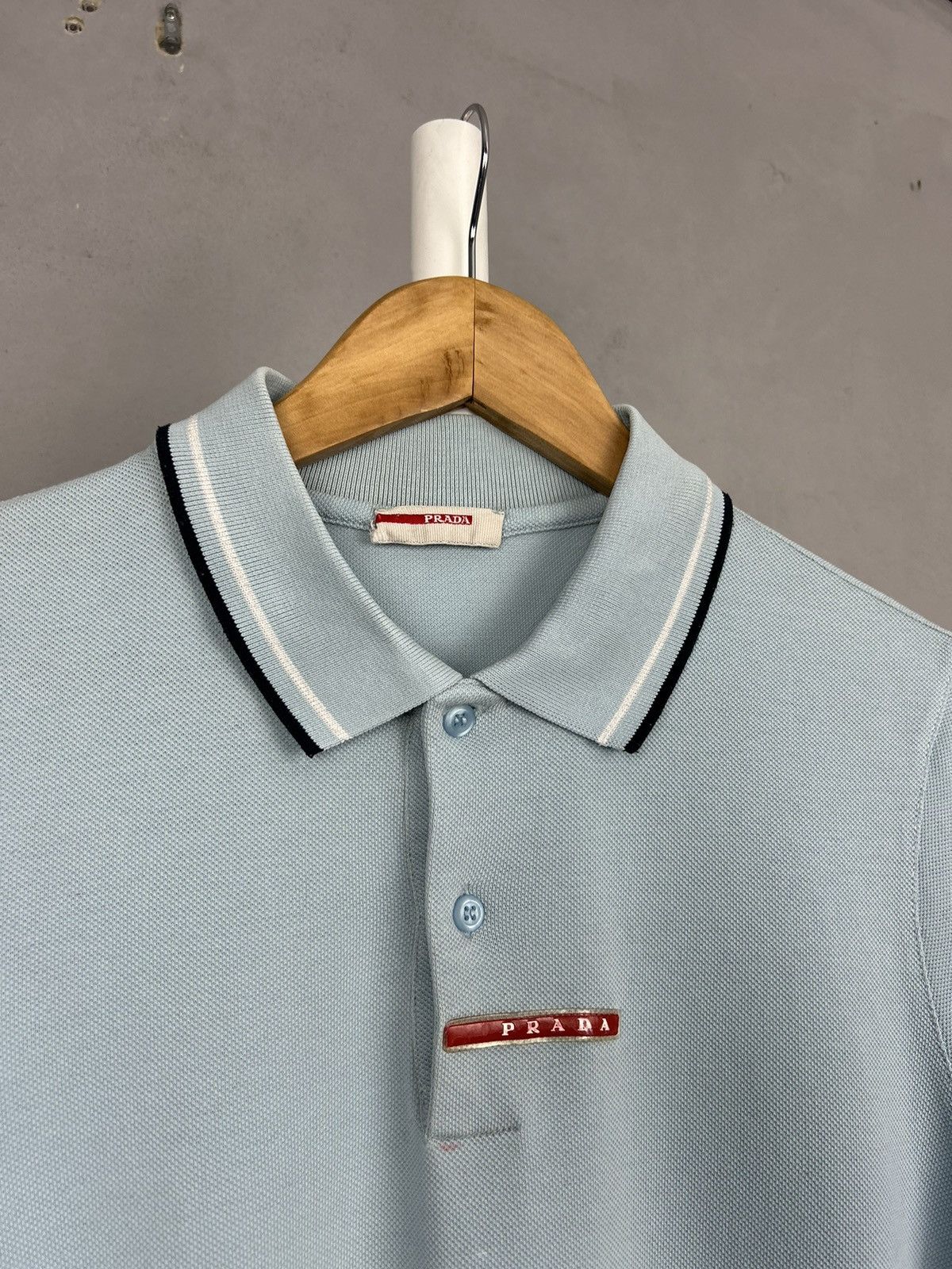 Prada Prada red tab polo shirt rare Size US S / EU 44-46 / 1 - 4 Thumbnail