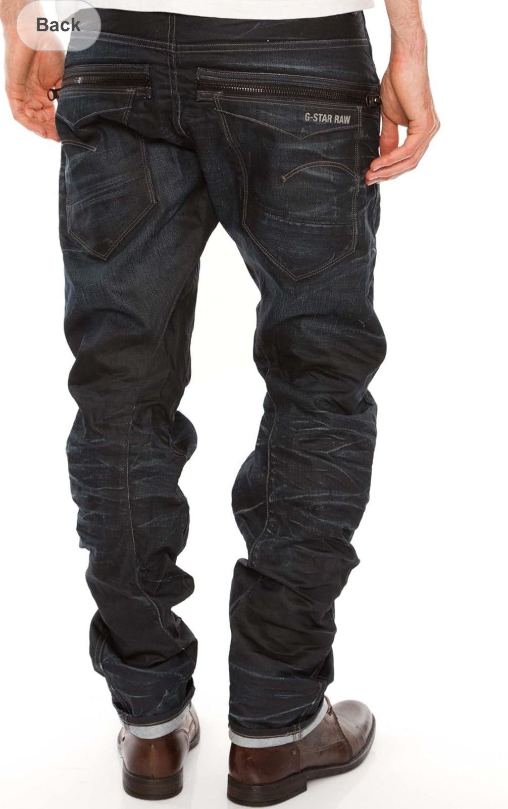 G-Star G-Star Raw NEW RILEY 3D LOOSE TAPERED Biker jeans Size US 34 / EU 50 - 4 Thumbnail
