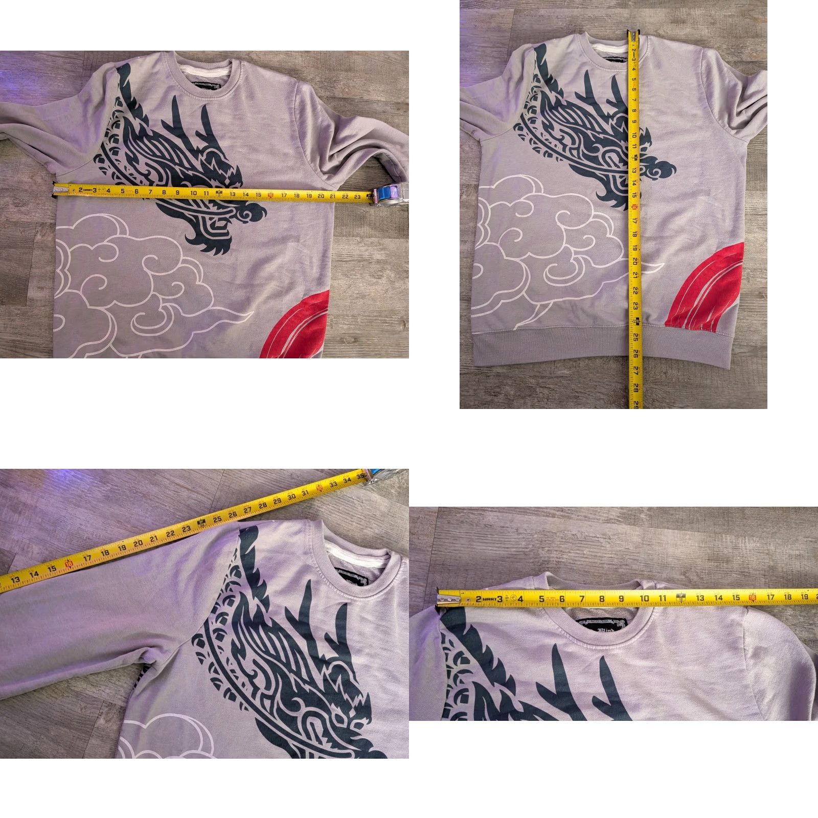 Vintage VINTAGE Blind Rooster Sweatshirt Dragon Wrap Around Crewneck Pullover Adult Size M Size M / US 6-8 / IT 42-44 - 8 Thumbnail