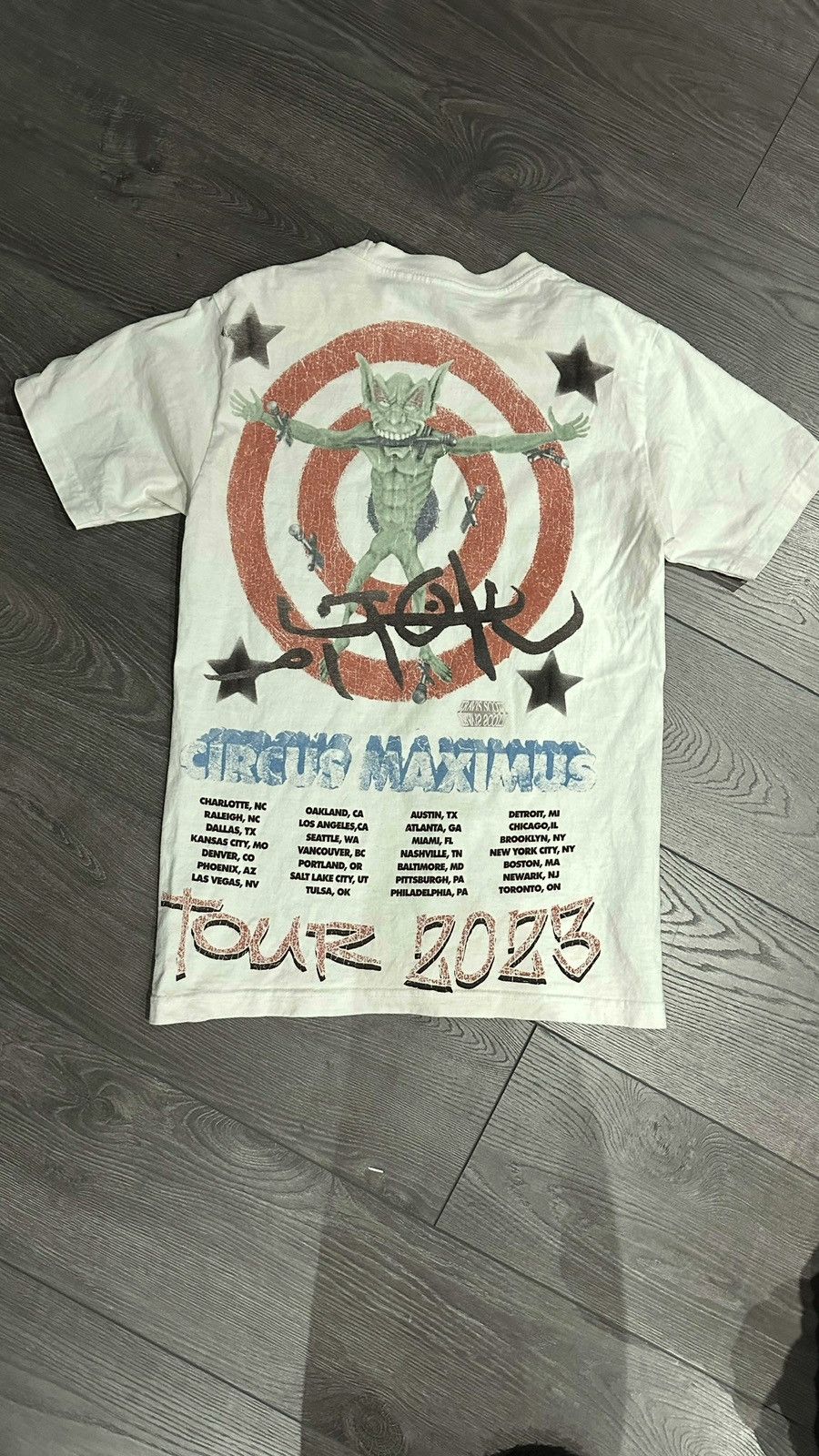 Travis Scott Travis Scott Utopia Tour t-shirt Size US S / EU 44-46 / 1 - 2 Thumbnail