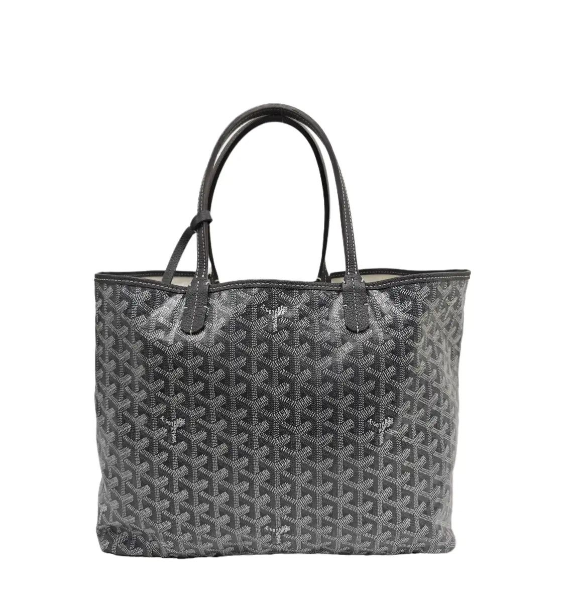 Goyard GOYARD Saint Louis Small grey coated canvas handbag shoulder bag sub-pocket Size ONE SIZE - 1 Thumbnail