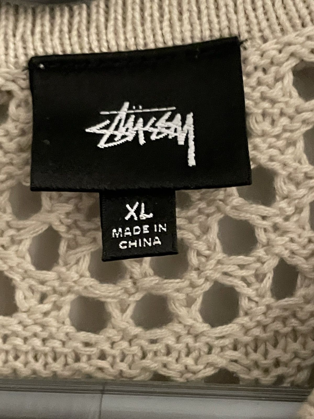Stussy Crochet Button Up Shirt Size US XL / EU 56 / 4 - 3 Thumbnail