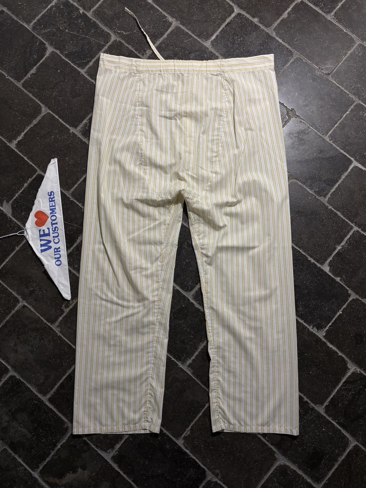 Vintage Vintage Striped Pyjama Set 1970s 80s Matching 2 Piece Suit Size US 34 / EU 50 - 9 Thumbnail
