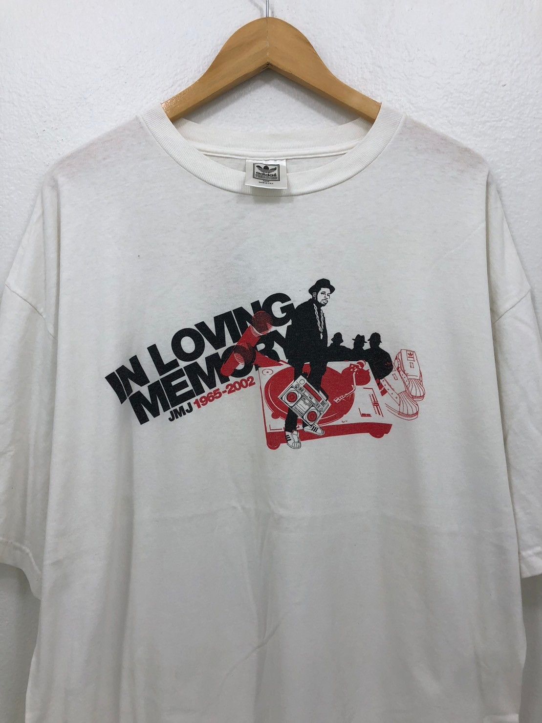 Adidas × RUN DMC × Vintage Vintage 00's Adidas x Run DMC In loving Memory JMJ BN Size US XL / EU 56 / 4 - 1 Thumbnail