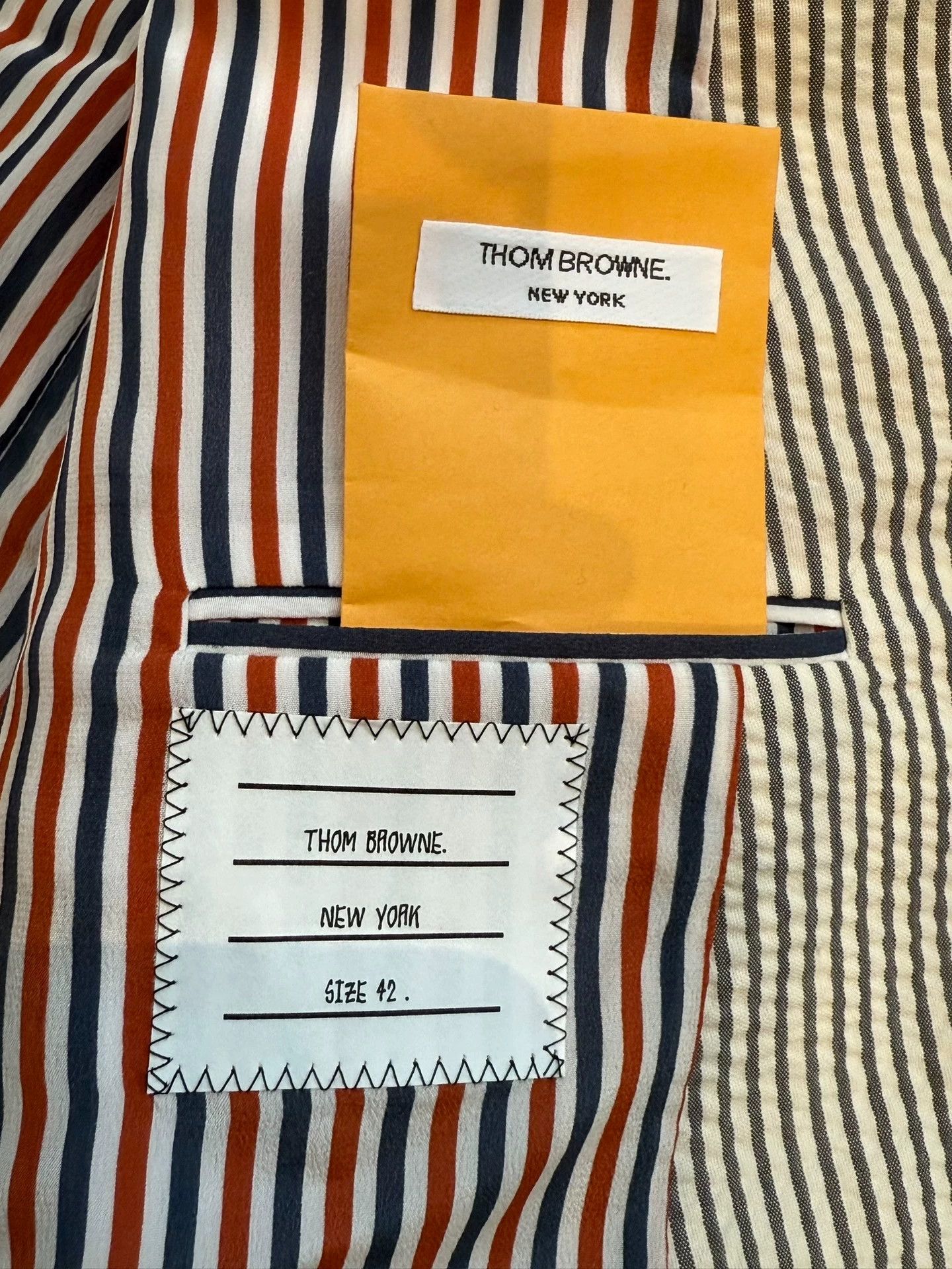 Thom Browne Thom Browne Rare Seersucker 3-Pocket Suit 42 New Size M / US 6-8 / IT 42-44 - 5 Thumbnail