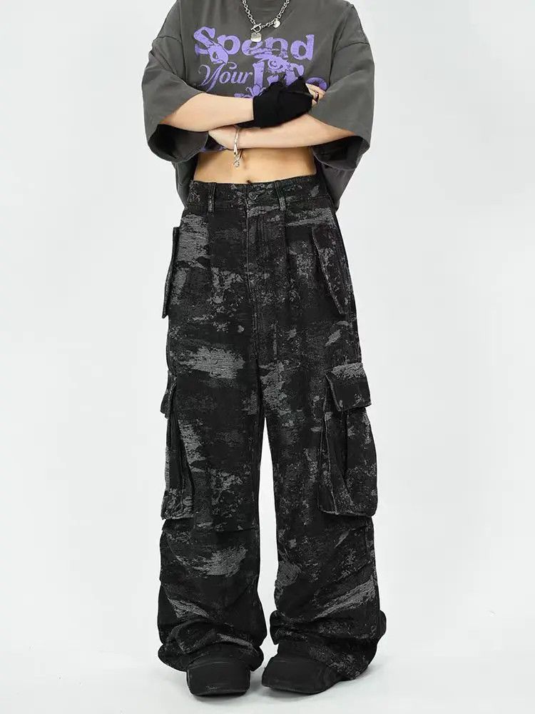 Designer × Japanese Brand Vintage Streetwear Hip Hop Loose Casual Pants Size US 33 - 1 Thumbnail