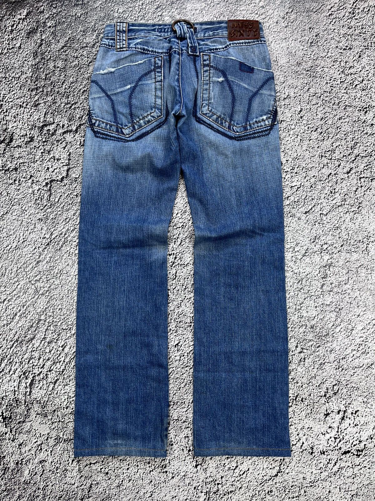 Miss Sixty Vintage Y2K Miss Sixty faded low rise jeans 00s size 26 Size 26" / US 2 / IT 38 - 1 Thumbnail