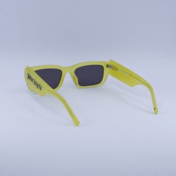 Palm Angels Palm Angels PERI002 PALM 1807 Sunglasses Yellow Rectangle Size ONE SIZE - 7 Thumbnail