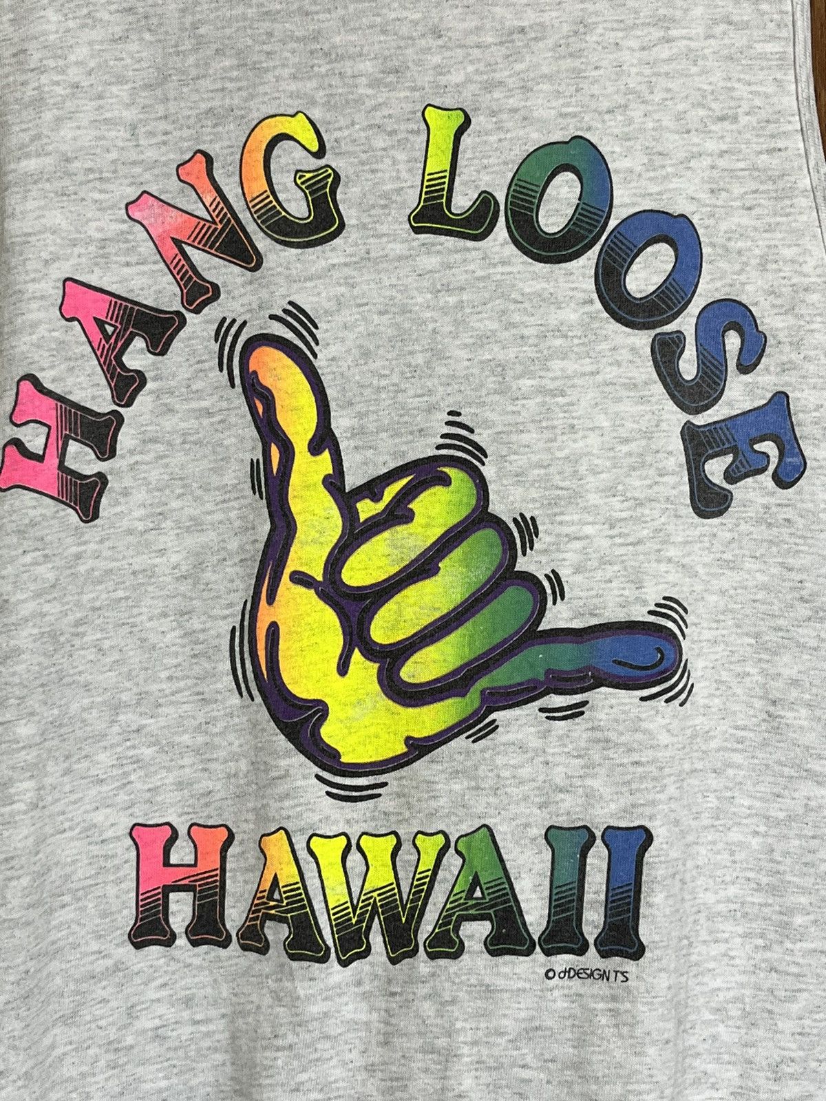 Vintage VINTAGE 90s HAWAII HANG LOOSE SLEEVELESS SHIRT Size US L / EU 52-54 / 3 - 3 Thumbnail