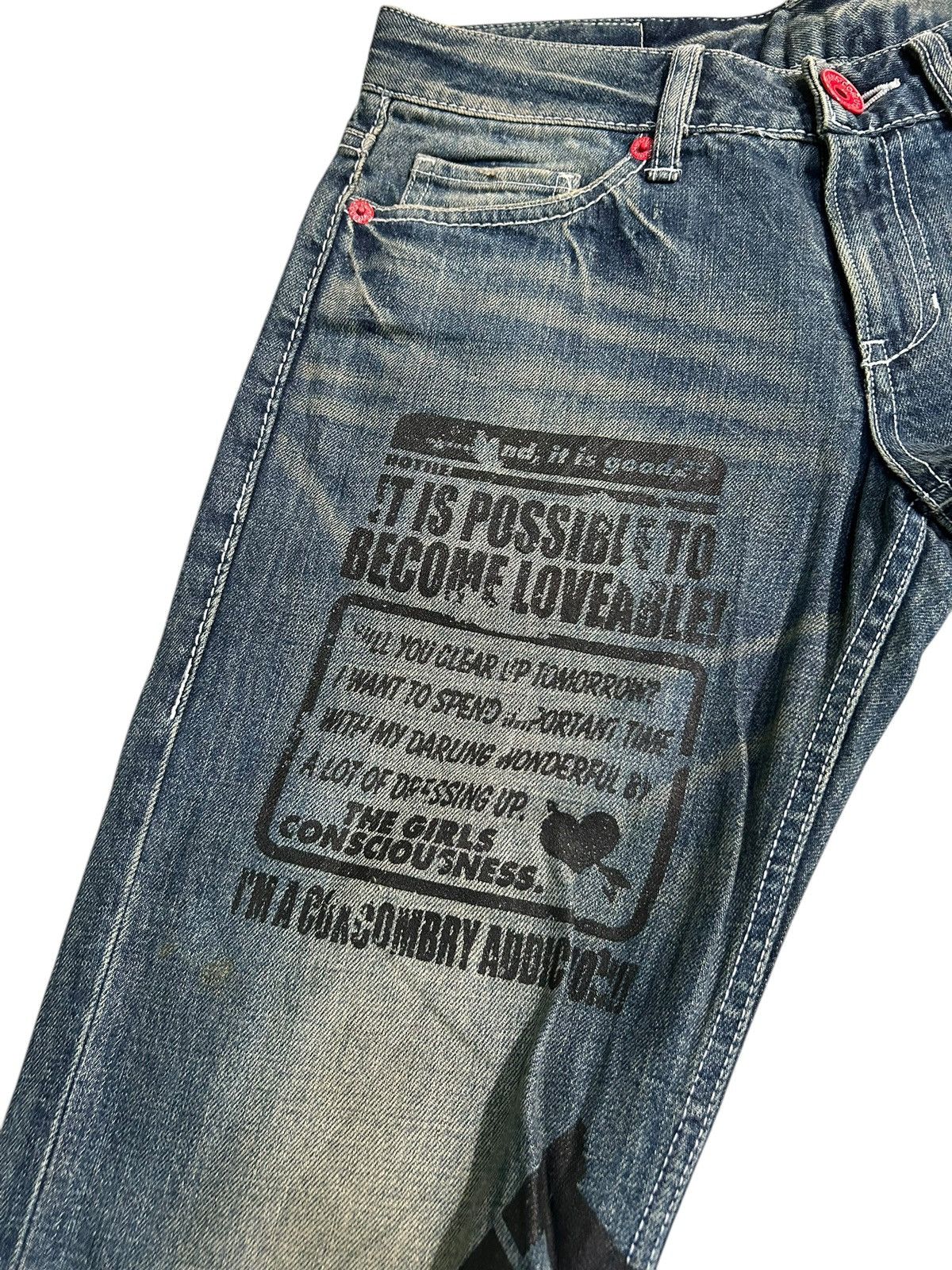 Japanese Brand × Kapital × Vintage CO & LU Japanese Style Denim Jeans Size US 32 / EU 48 - 3 Thumbnail