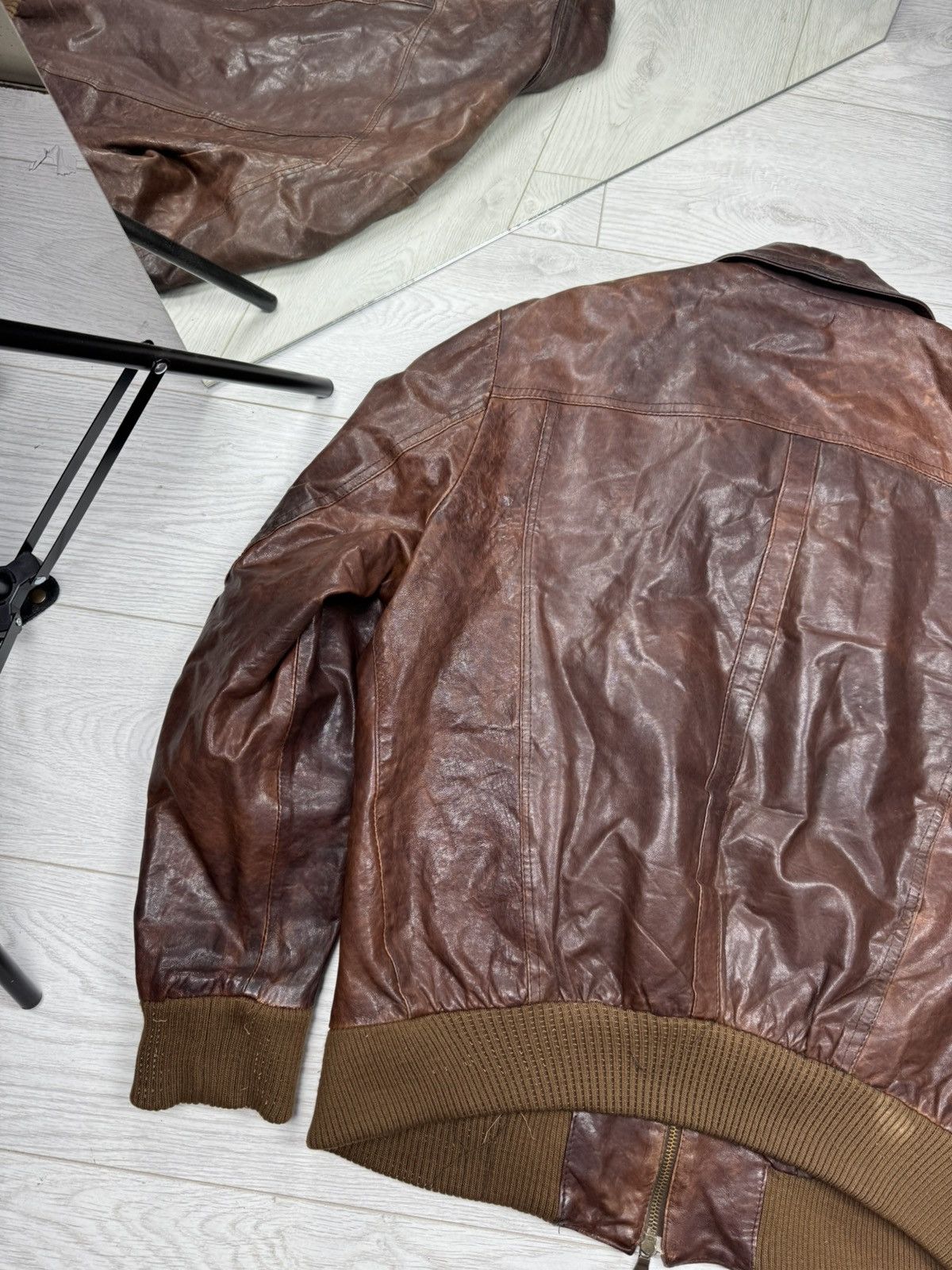 Hysteric Glamour CRAZY RICK OWENS STYLE SUEDE LEATHER JACKET FUR HOOD SWAG Size US M / EU 48-50 / 2 - 7 Thumbnail