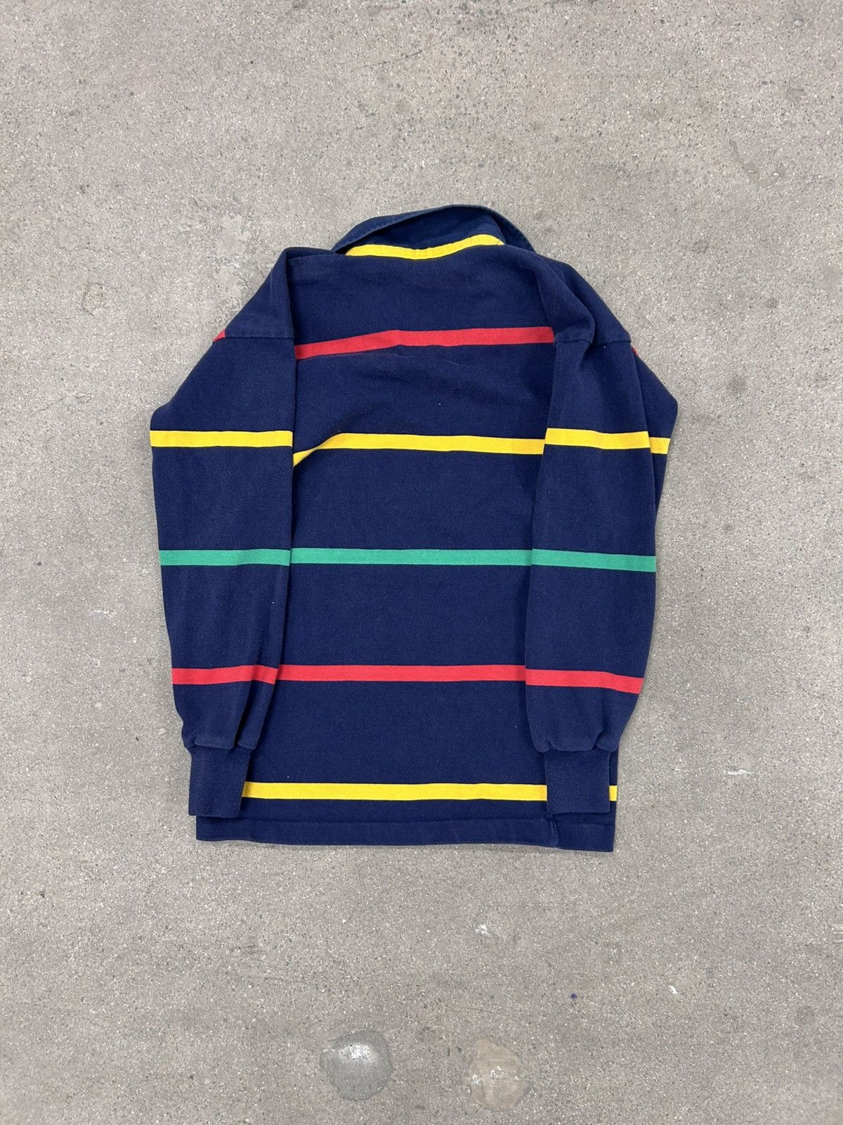 Canterbury of New Zealand × Vintage Vintage CANTERBURY Polo Rugby Shirt Striped Long Sleeve Size US S / EU 44-46 / 1 - 2 Thumbnail