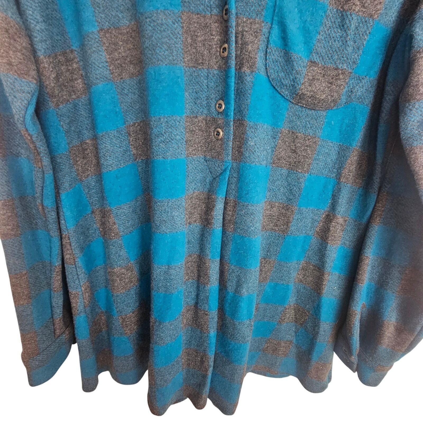 Soft Surroundings Soft Surroundings Womens Mad About Plaid Tunic S Ultra Soft Size S / US 4 / IT 40 - 3 Thumbnail