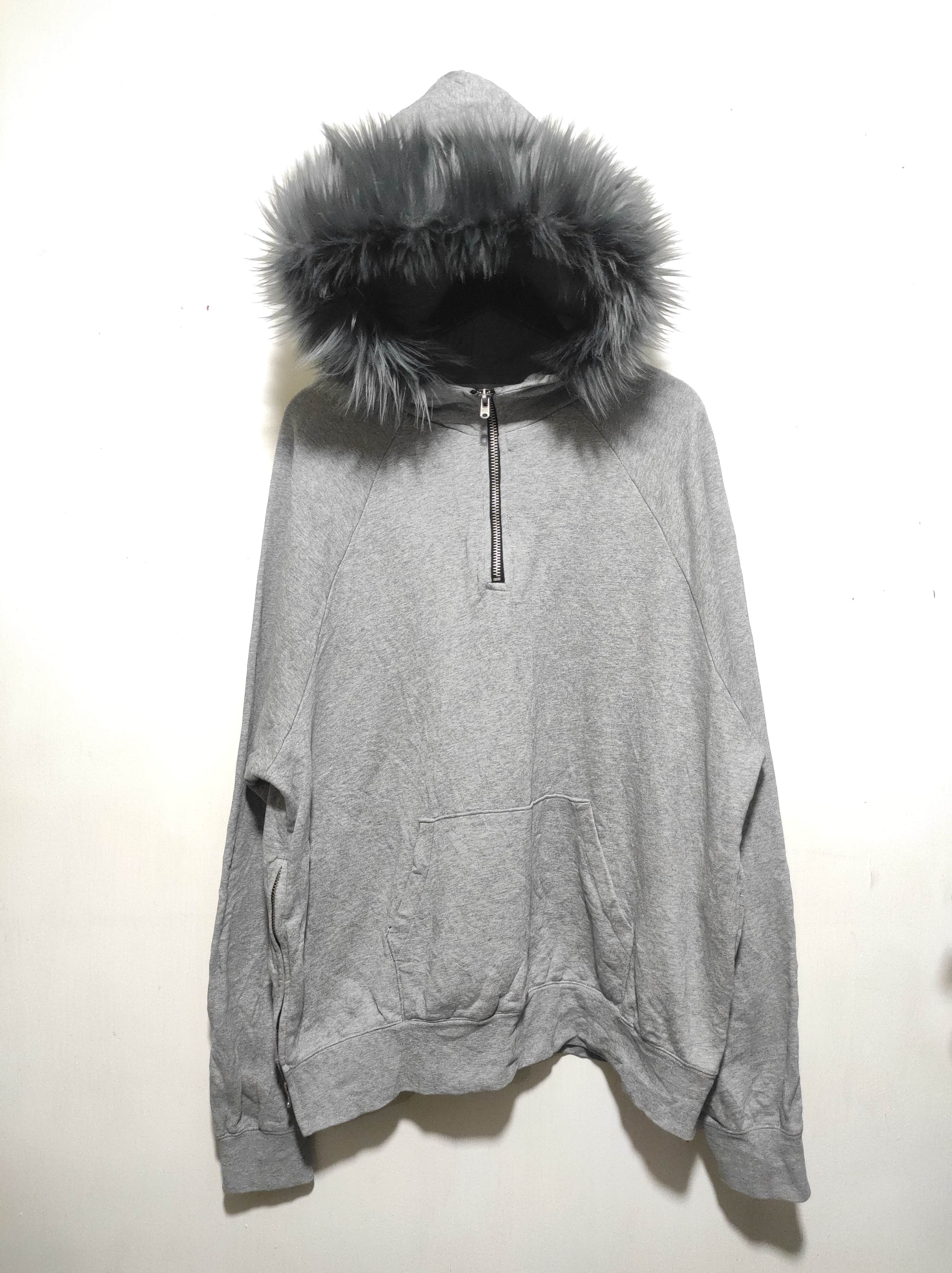 FOG FOG Half Zip Fur Hoodie i6w9 LBG style Size US L / EU 52-54 / 3 - 2 Thumbnail