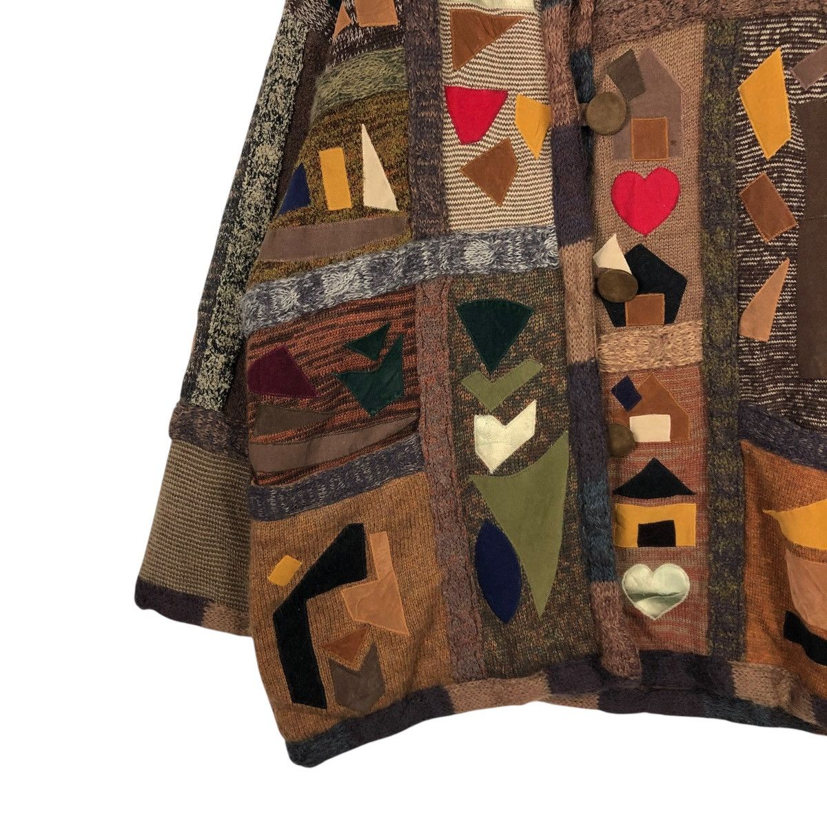 Japanese Brand × Vintage 🔥VINTAGE PATCHWORK DESIGN UNBRAND JACKET ISSEY MIYAKE Size US L / EU 52-54 / 3 - 6 Thumbnail