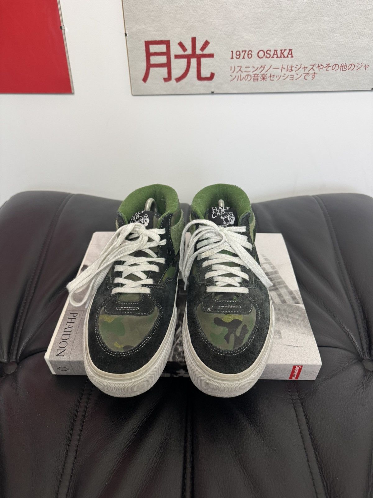 Gosha Rubchinskiy Gosha Rubchinskiy x Vans Half Cab Camo Print Paccbet Collab Size US 7.5 / EU 40-41 - 2 Thumbnail