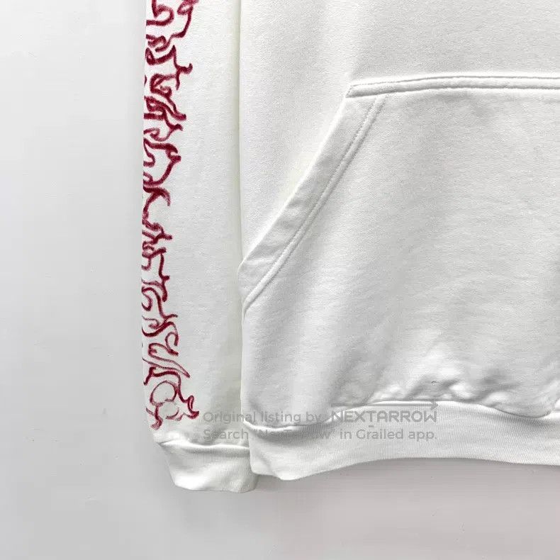Balenciaga Balenciaga White Flame Pattern Logo Letter Printed Cotton Size US M / EU 48-50 / 2 - 4 Thumbnail