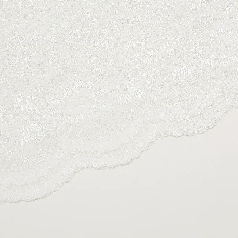 Vintage White Flower Lace Scarf 🌺🧣 Size ONE SIZE - 4 Thumbnail