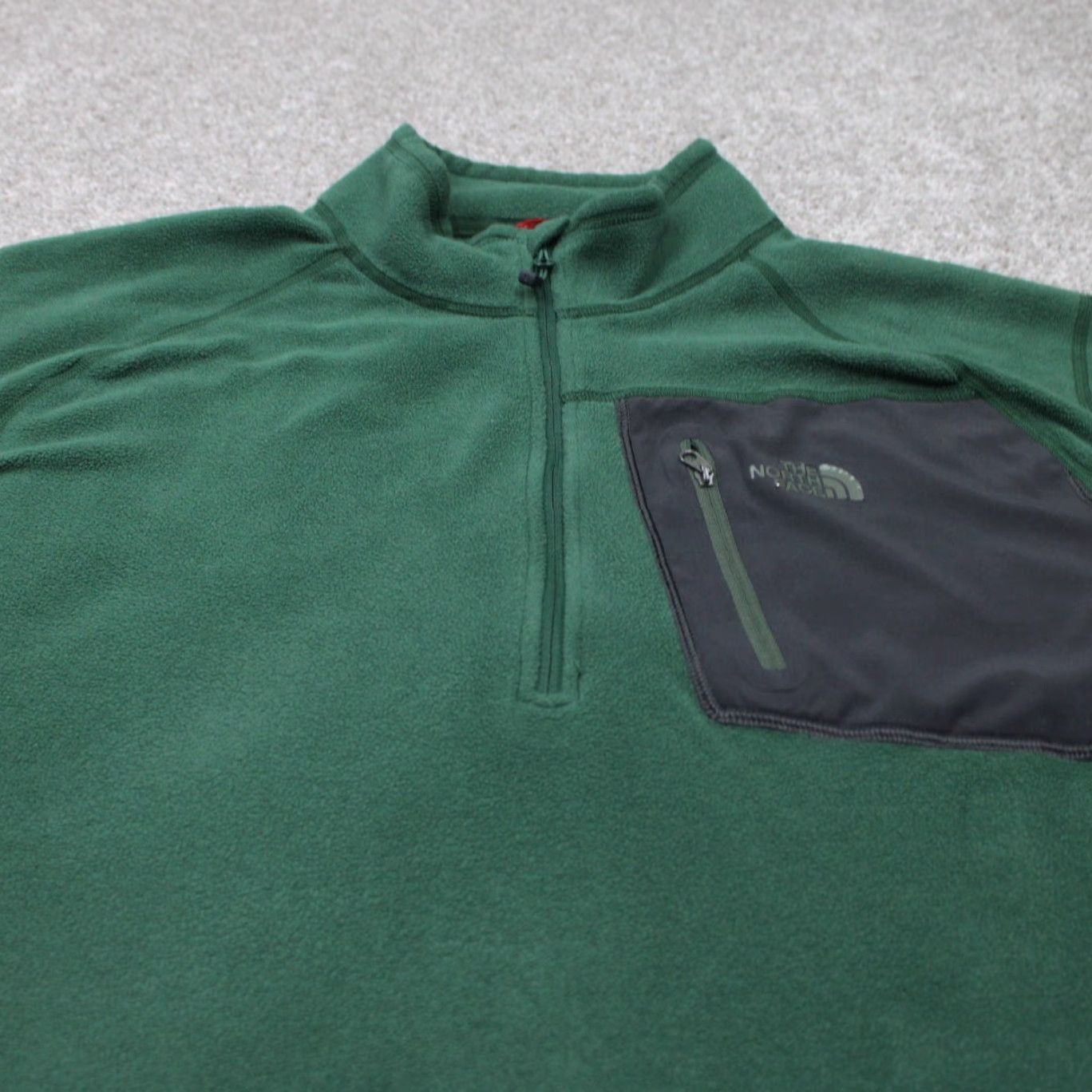 The North Face The North Face Sweatshirt Mens XL Green TKA 100 Trinity Alps 1/4 Zip Pullover Size US XL / EU 56 / 4 - 4 Thumbnail