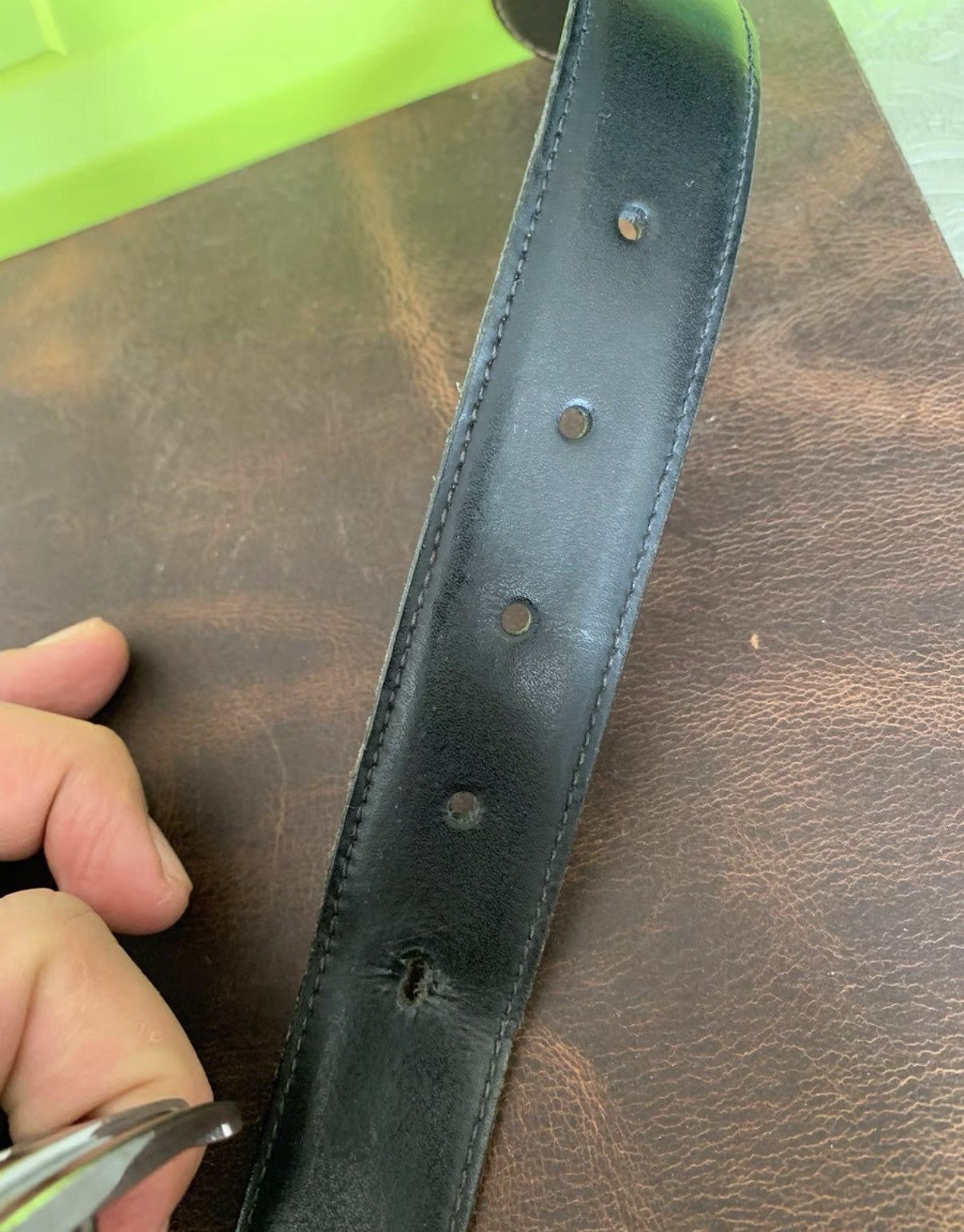 Montblanc Montblanc genuine leather belt. K16 Size ONE SIZE - 5 Thumbnail