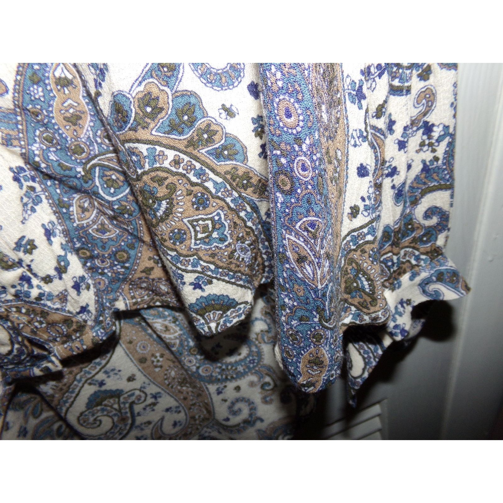Lucky Brand Vintage Lucky Brand high low paisley tunic l/s perfect XL Size XL / US 12-14 / IT 48-50 - 2 Thumbnail