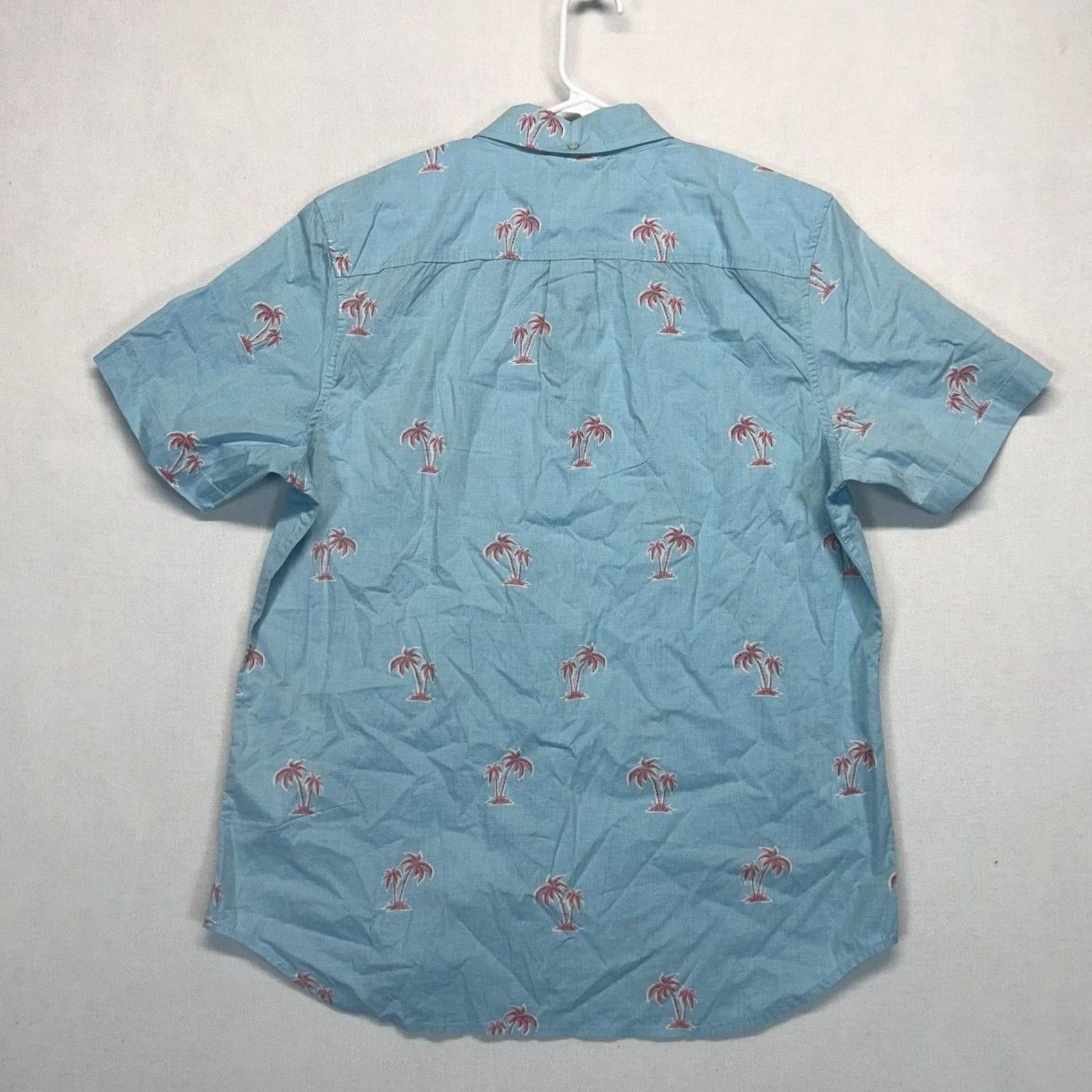Chubbies Chubbies Button-Up Shirt Mens L Blue Palm Trees Geometric Beach Casual Shirt Size US L / EU 52-54 / 3 - 5 Thumbnail
