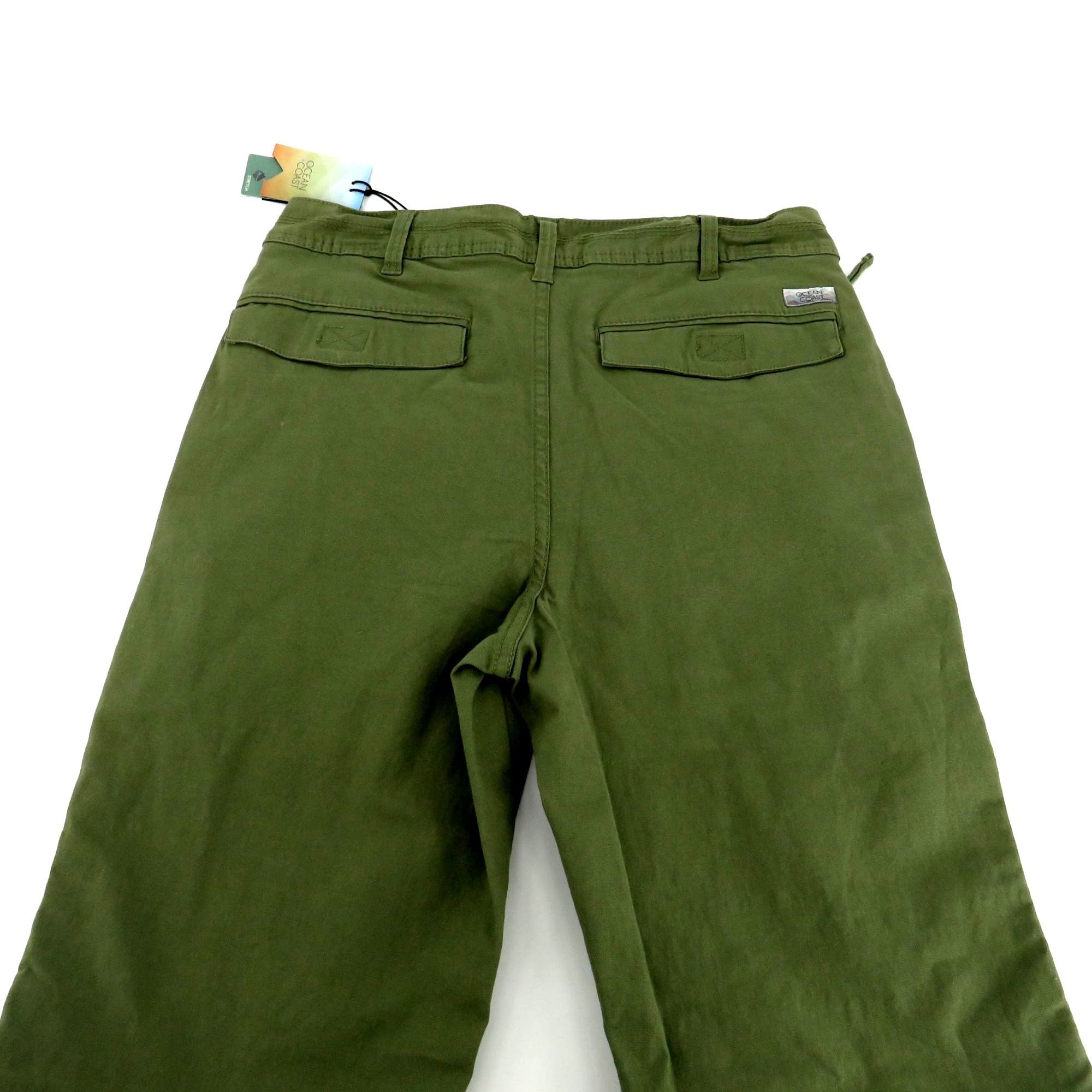 Other Ocean Coast Olive Green Men's Casual Straight-Leg Pants Size Size US 28 / EU 44 - 4 Thumbnail