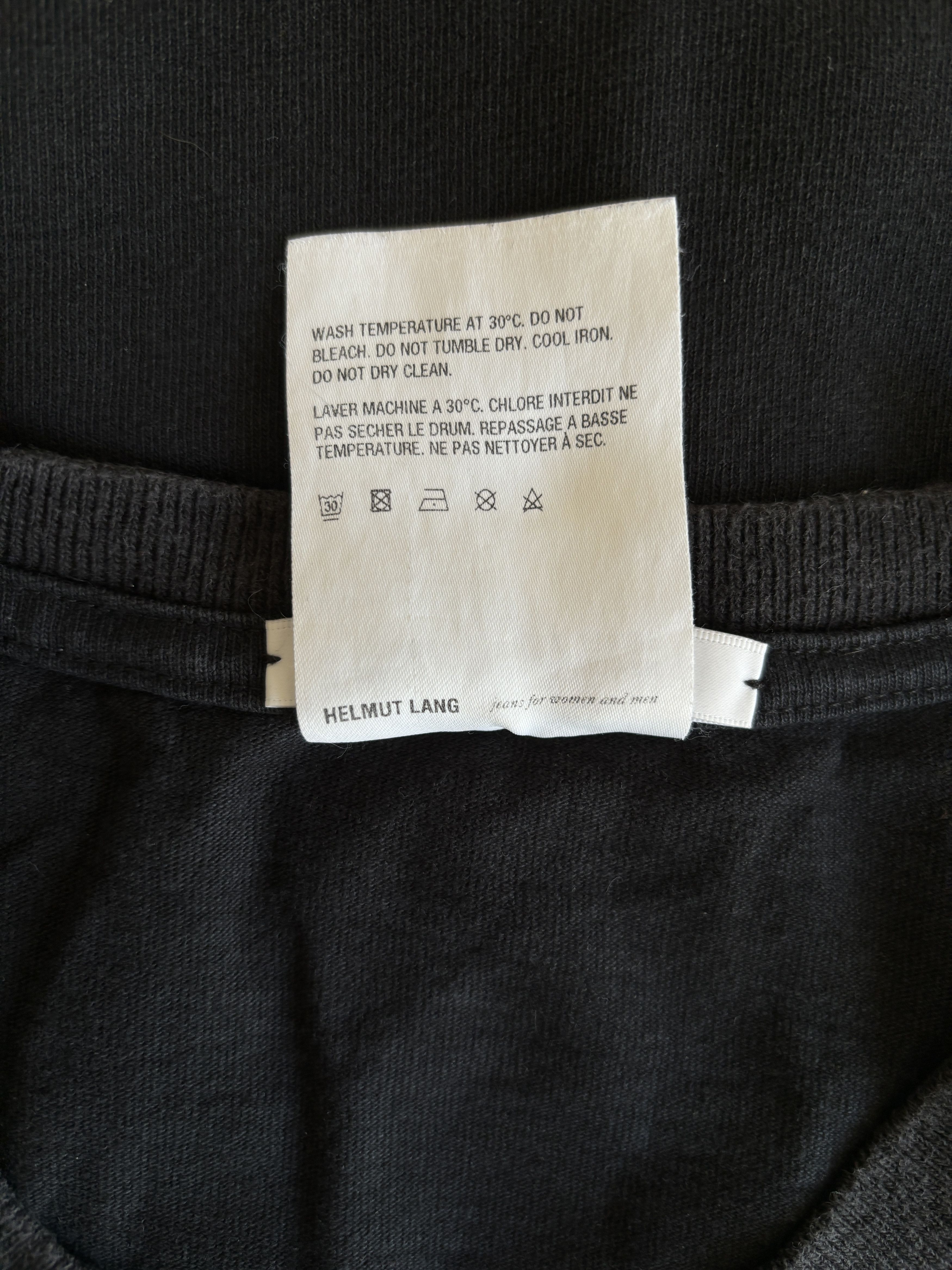 Helmut Lang ⚡️QUICK SALE⚡️ Helmut Lang In Lang We Trust Black Tshirt Size US M / EU 48-50 / 2 - 4 Thumbnail