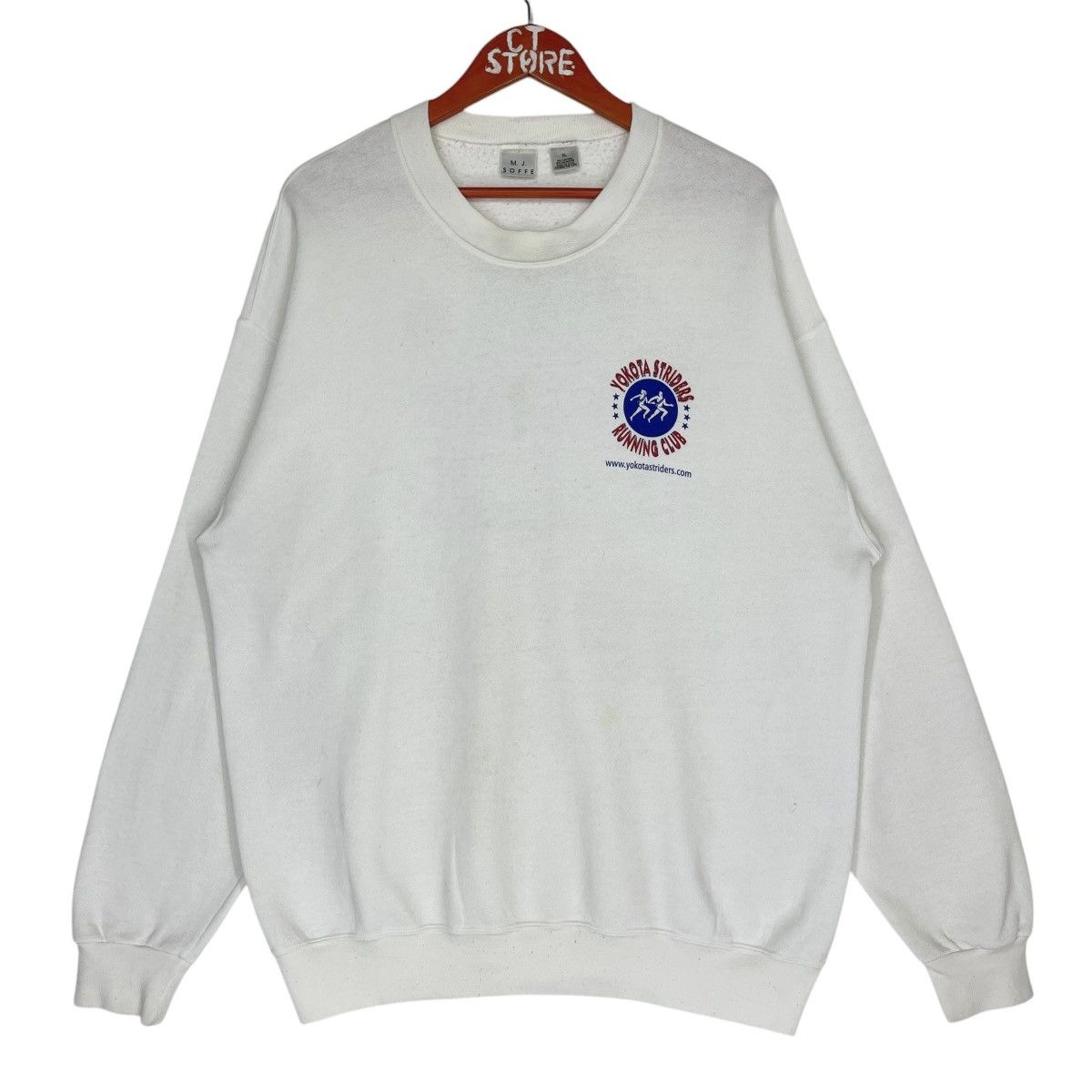 Soffe × Vintage Y2K Frosbite Marathon Anniversary Sweatshirt Size L/XL Size US L / EU 52-54 / 3 - 2 Thumbnail