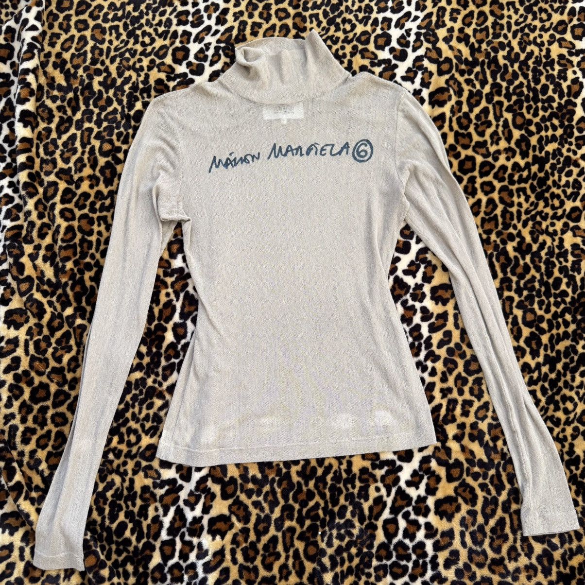 MM6 × Maison Margiela mm6 by maison margiela mesh turtleneck Size S / US 4 / IT 40 - 1 Thumbnail