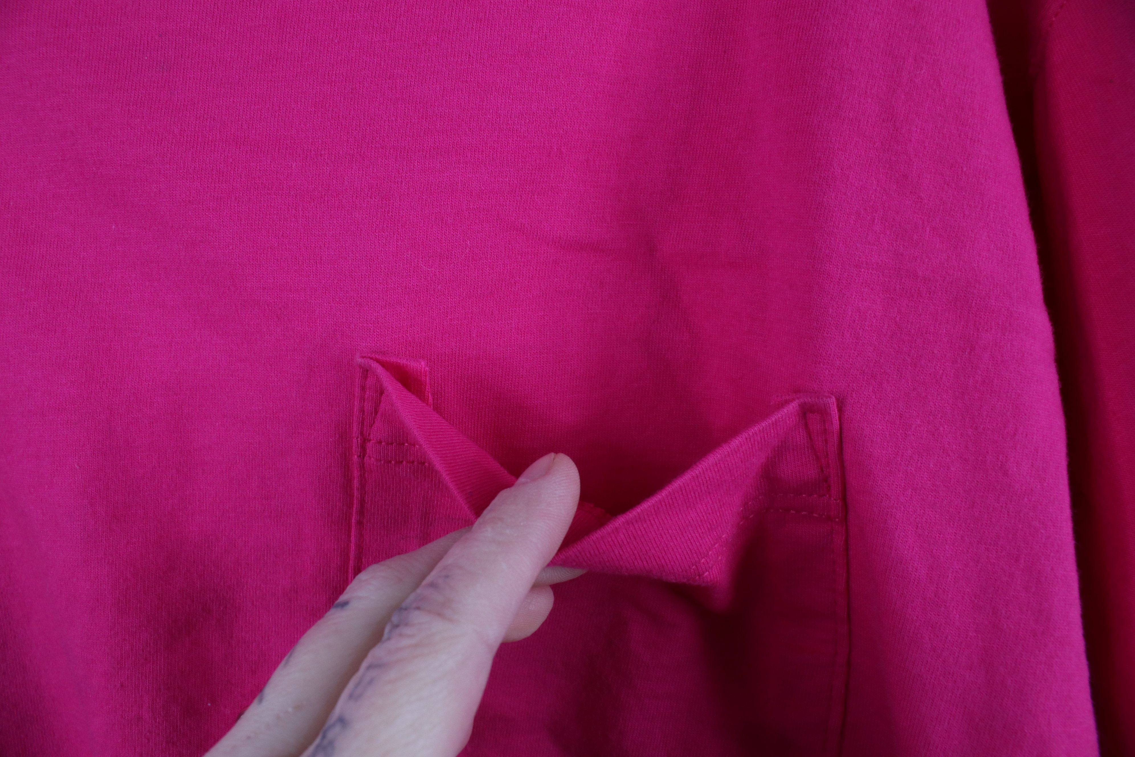 Russell Athletic × Vintage Vintage 90s Russell Athletic Blank Cotton T-Shirt Pink USA Size US L / EU 52-54 / 3 - 4 Thumbnail