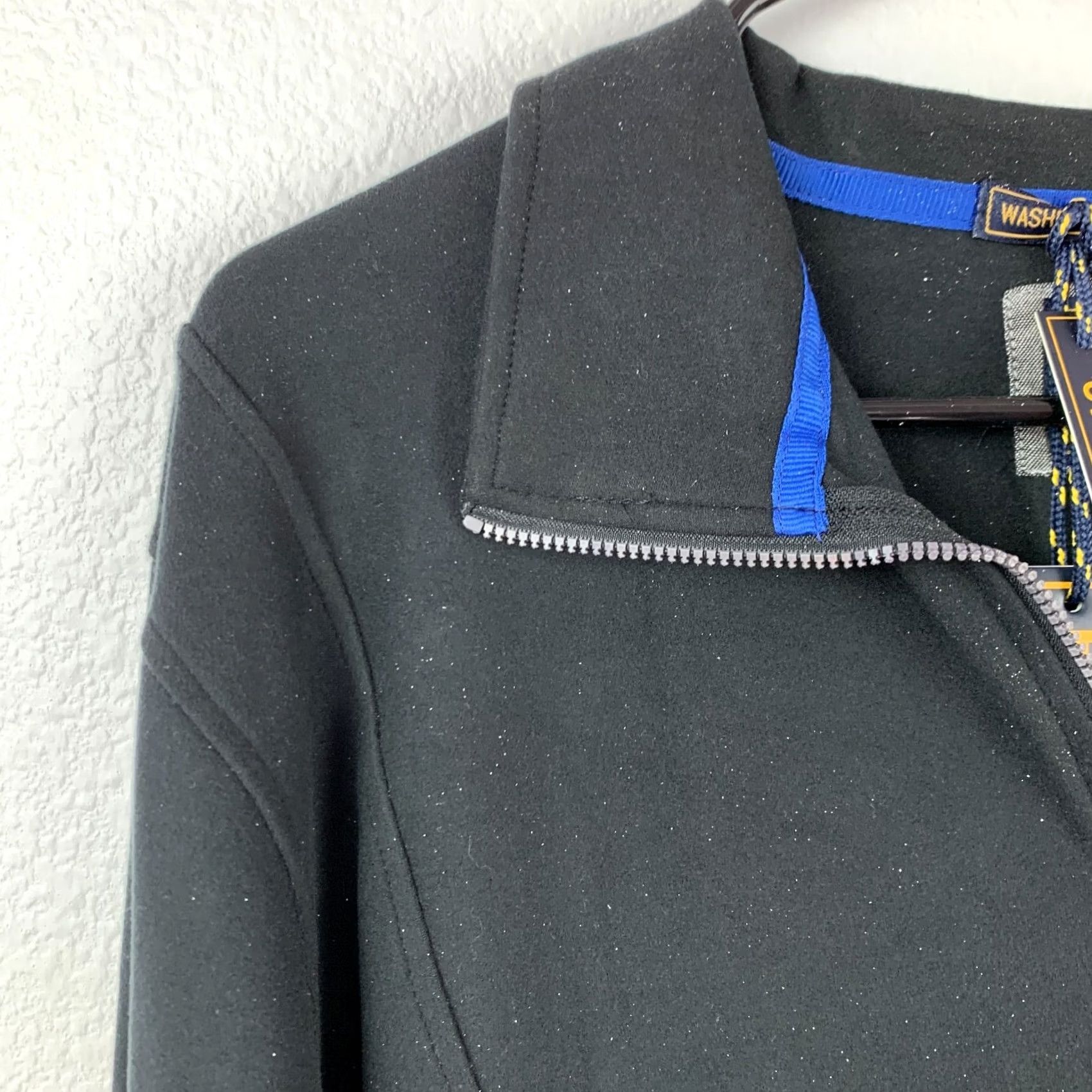 Vintage VINTAGE VTG 1946 Stretch Quarter Zip Collared Pullover Shirt Mens Medium NWT Black 95% Polyester 5% Spandex Short Sleeve? Size US M / EU 48-50 / 2 - 2 Thumbnail