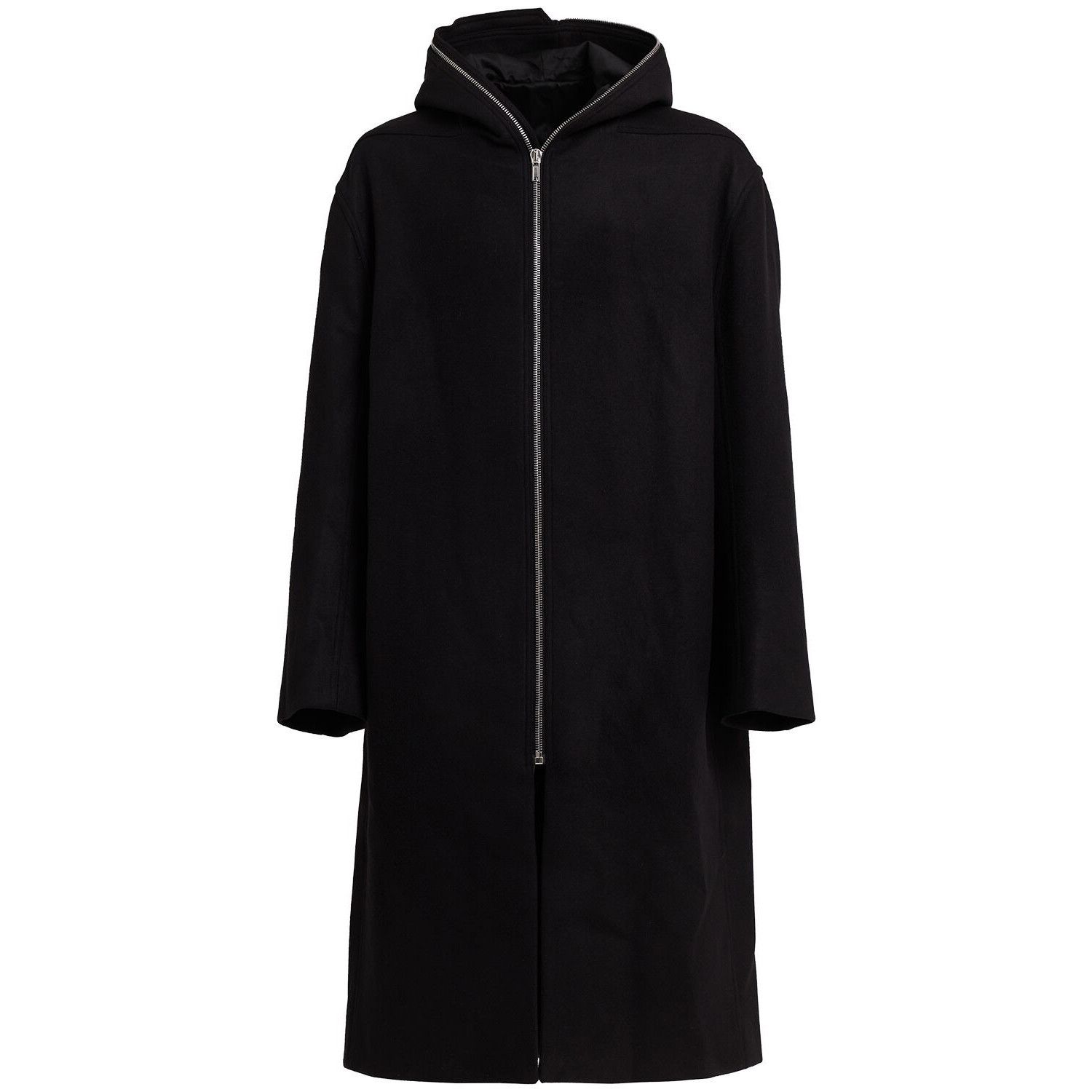 RICK OWENS Concordians Gimp Black Wool Coat New & Authentic