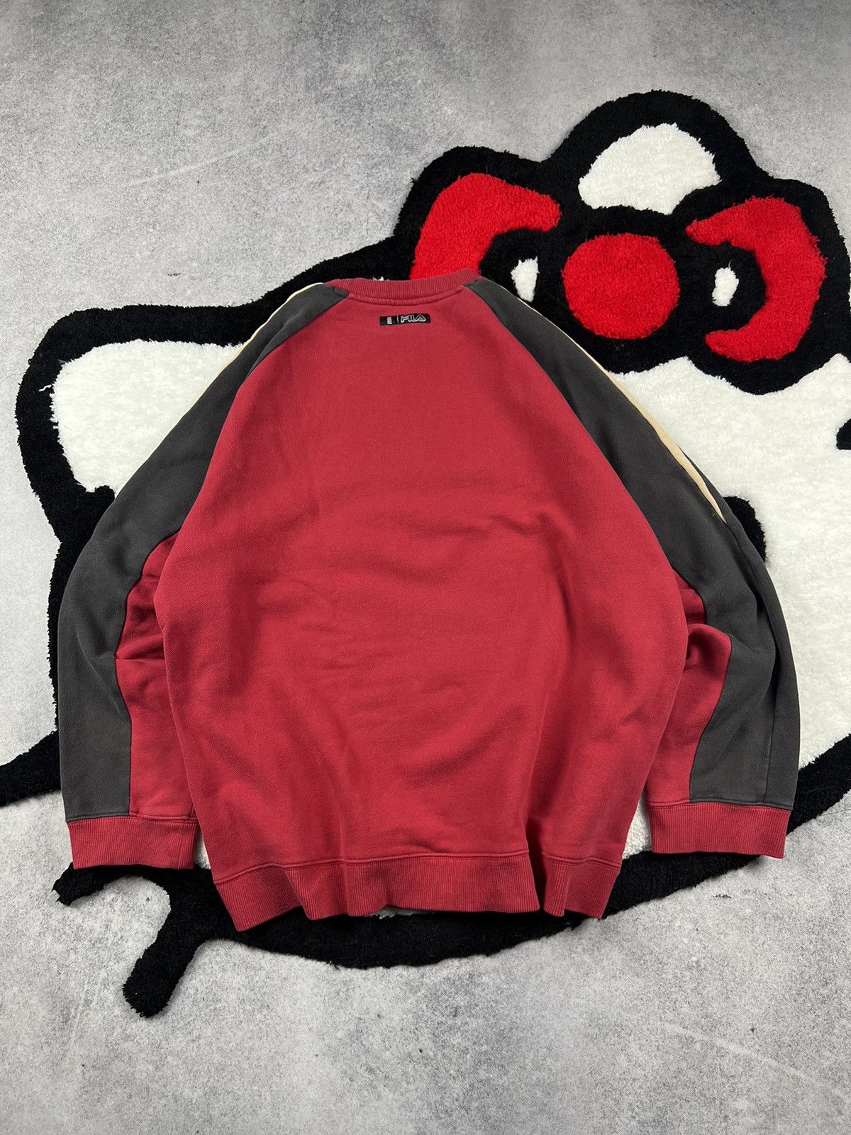 Fila Vintage Fila Big Centr Logo Retro Red Y2K Sweatshirt Size US L / EU 52-54 / 3 - 7 Thumbnail