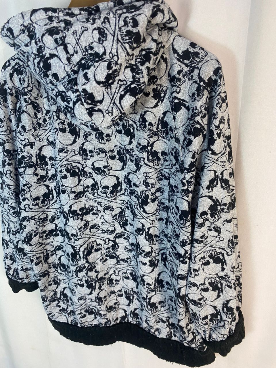 Japanese Brand Skull fullprint hoodie zipper by Plein beaute Size M / US 6-8 / IT 42-44 - 10 Thumbnail