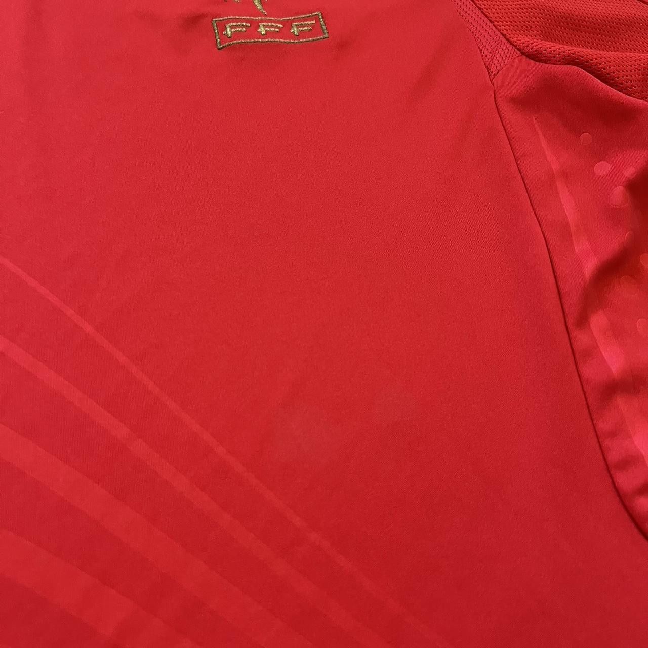 Adidas 2008-09 France Adidas football shirt in red and white Size US S / EU 44-46 / 1 - 6 Thumbnail