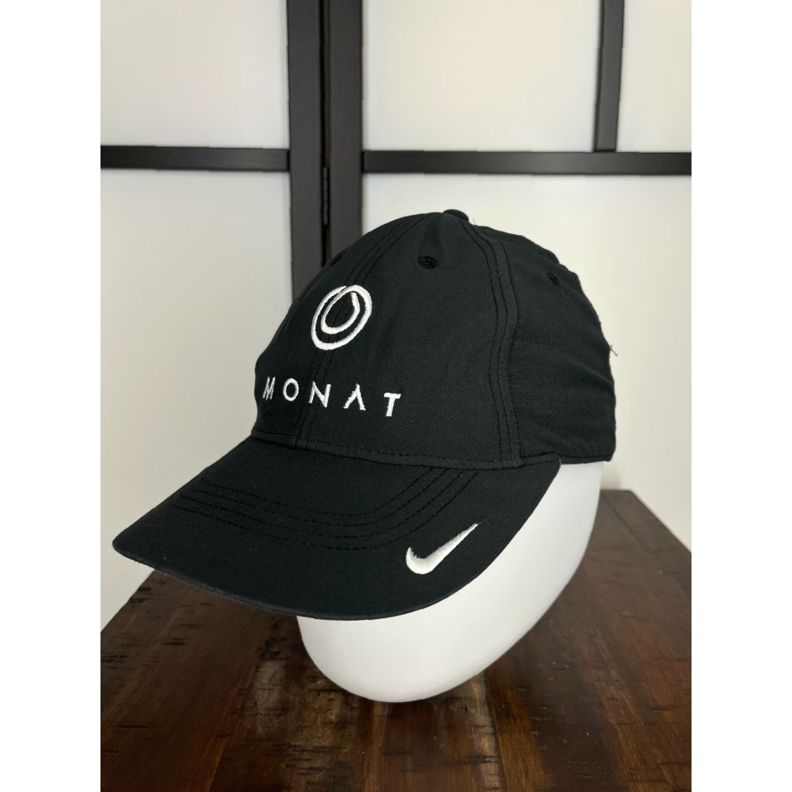 Nike Nike Hat Cap Strap Back Adult One Size Black Legacy91 Dri-Fit Polyester Mens Golf Hat Cap Nike Black One Size Adjustable Outdoor Sports 90s Size ONE SIZE - 4 Thumbnail