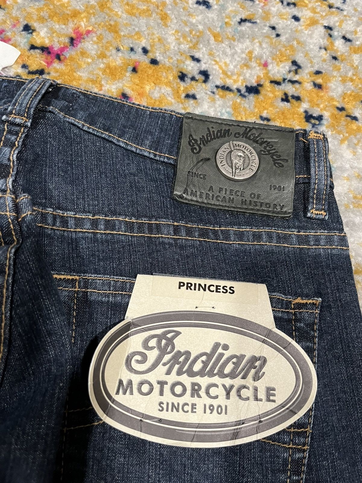 Vintage Vintage Indian Motorcycle Jeans S/28 Size US 28 / EU 44 - 1 Thumbnail