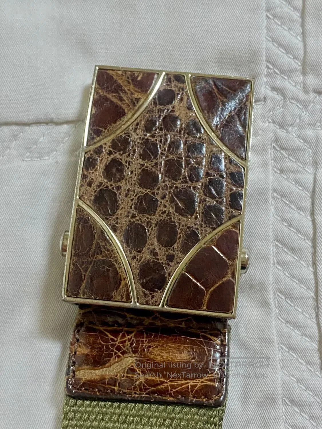 Prada Prada Vintage Viper Retro Belt. Size ONE SIZE - 3 Thumbnail