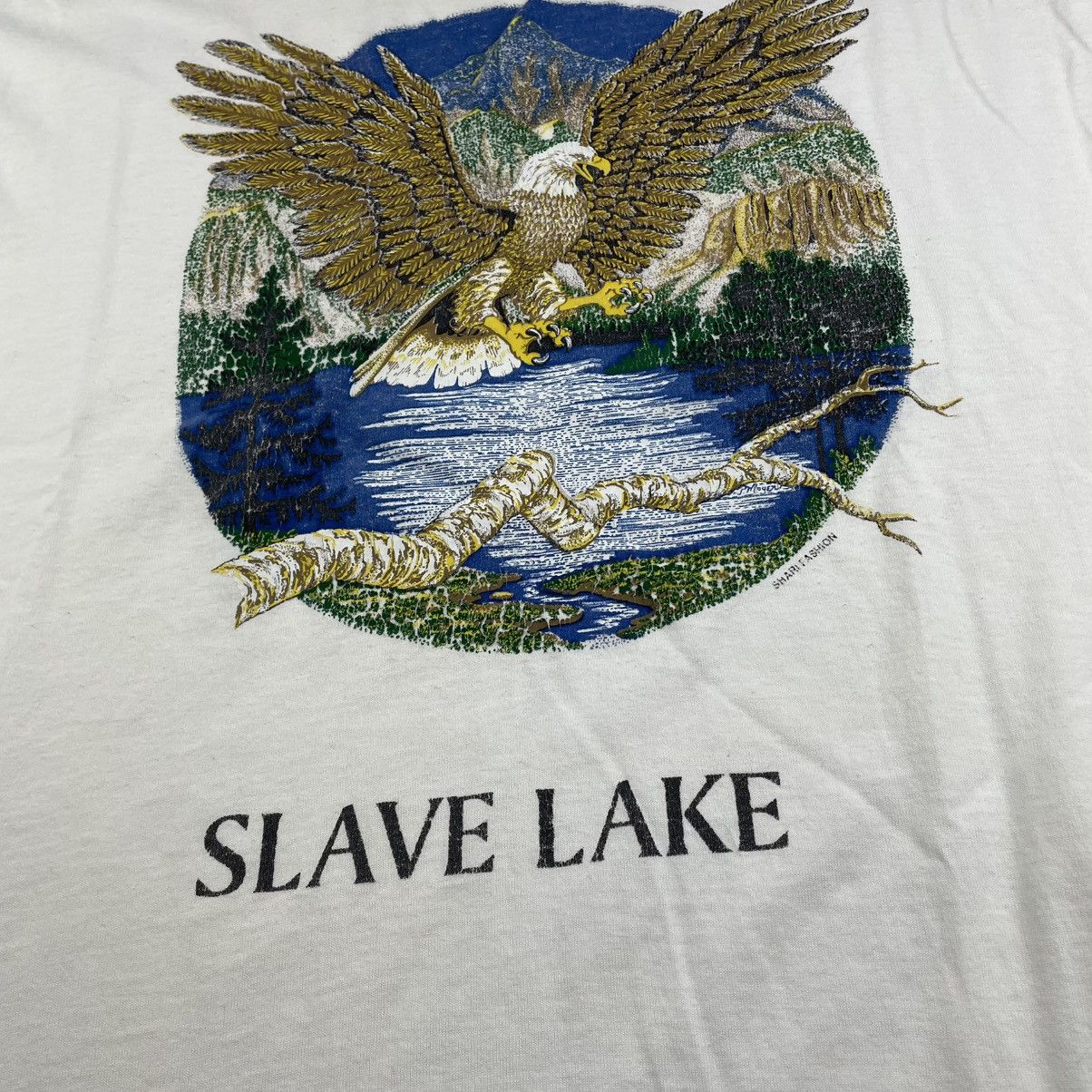 Vintage Vintage 80’s 90’s Slave Lake Canada Single Stitch Shirt L Size US L / EU 52-54 / 3 - 2 Thumbnail