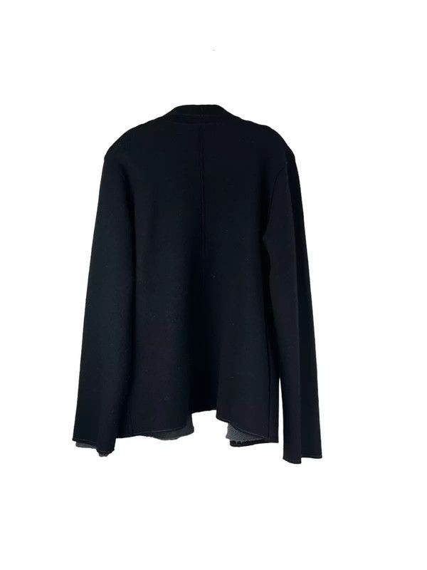 Other Black and gray deconscruted knitted wool blazer Size US M / EU 48-50 / 2 - 2 Thumbnail