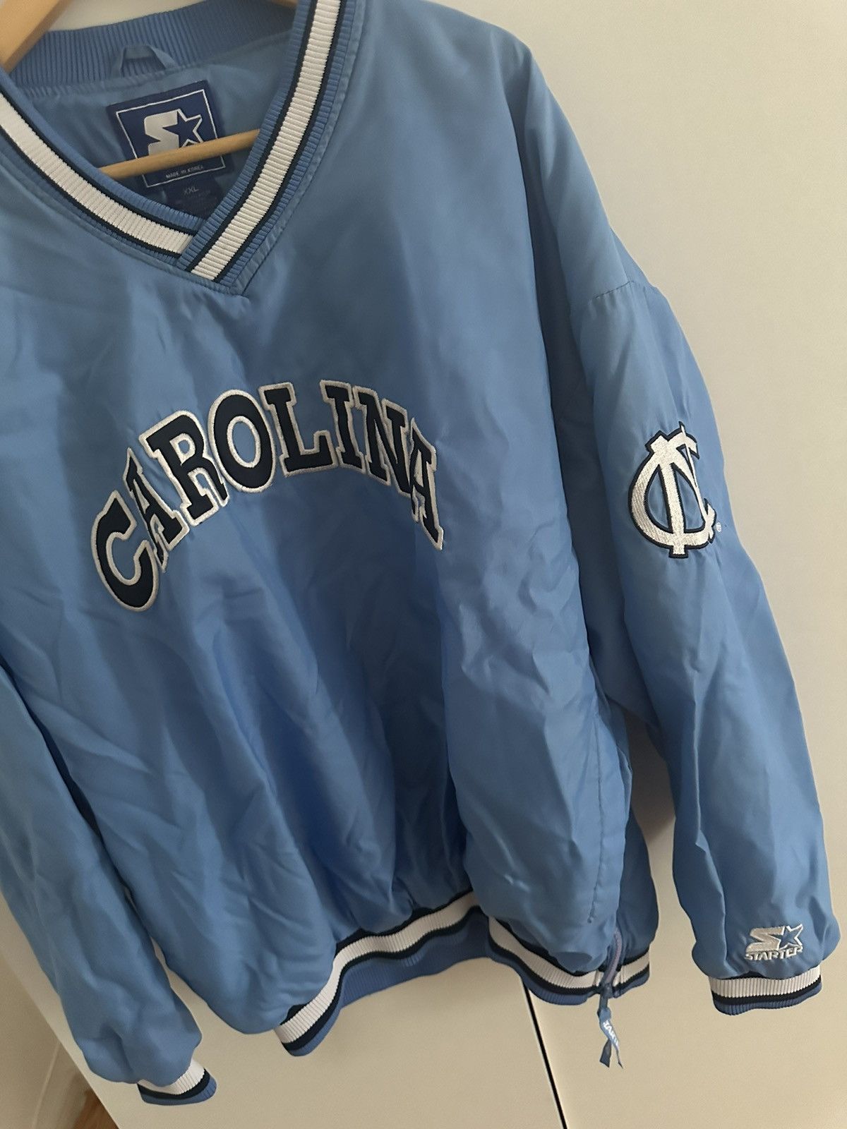 Starter starter jacke North Carolina Size XXL Schlupfjacke Jacket Size US XXL / EU 58 / 5 - 4 Thumbnail