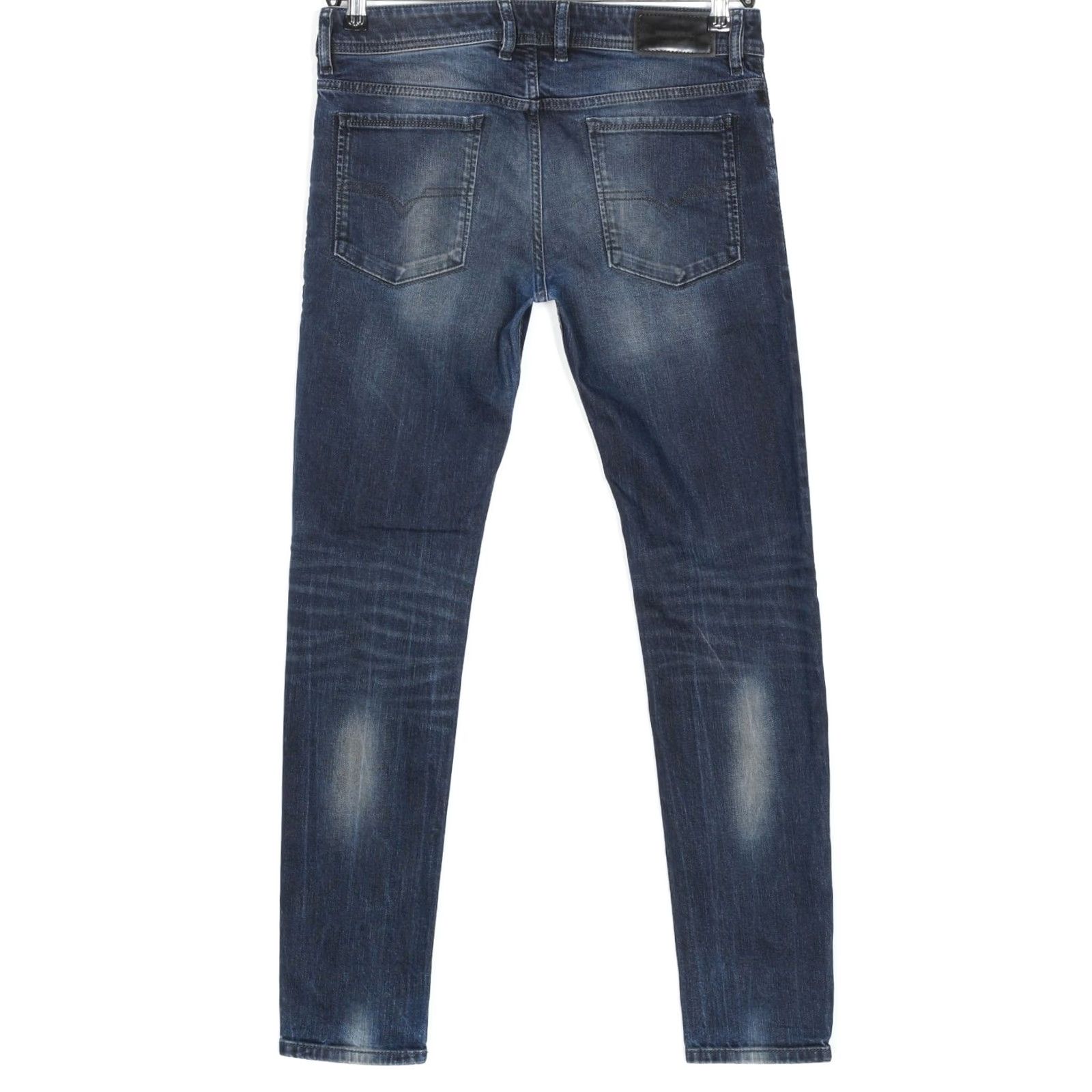 Diesel DIESEL SLEENKER 0842Q STRETCH Faded Slim Skinny Jeans Men 31/30 Blue Denim 5-Pocket DZ2837 Mens Jeans Size US 31 - 3 Thumbnail