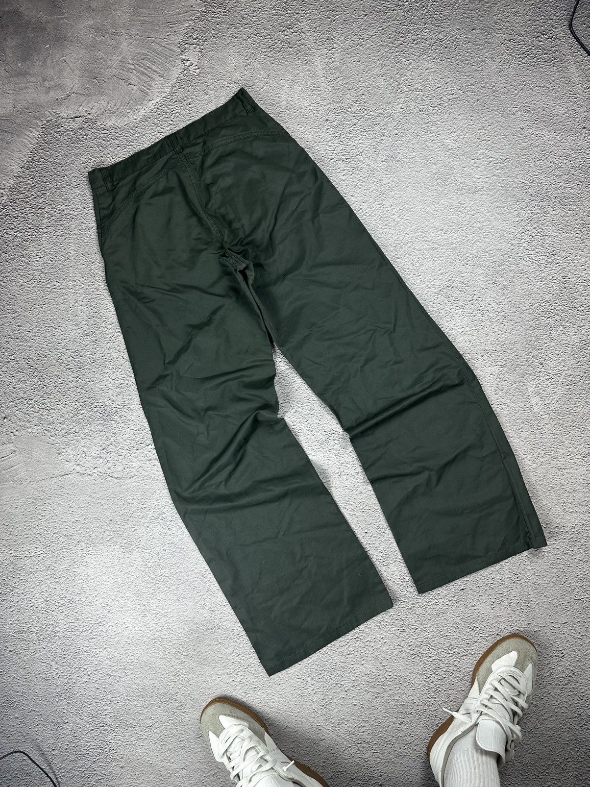 Diesel Diesel Woman’s Green Straight Leg Pants Baggy Japan Style Size 26" / US 2 / IT 38 - 2 Thumbnail