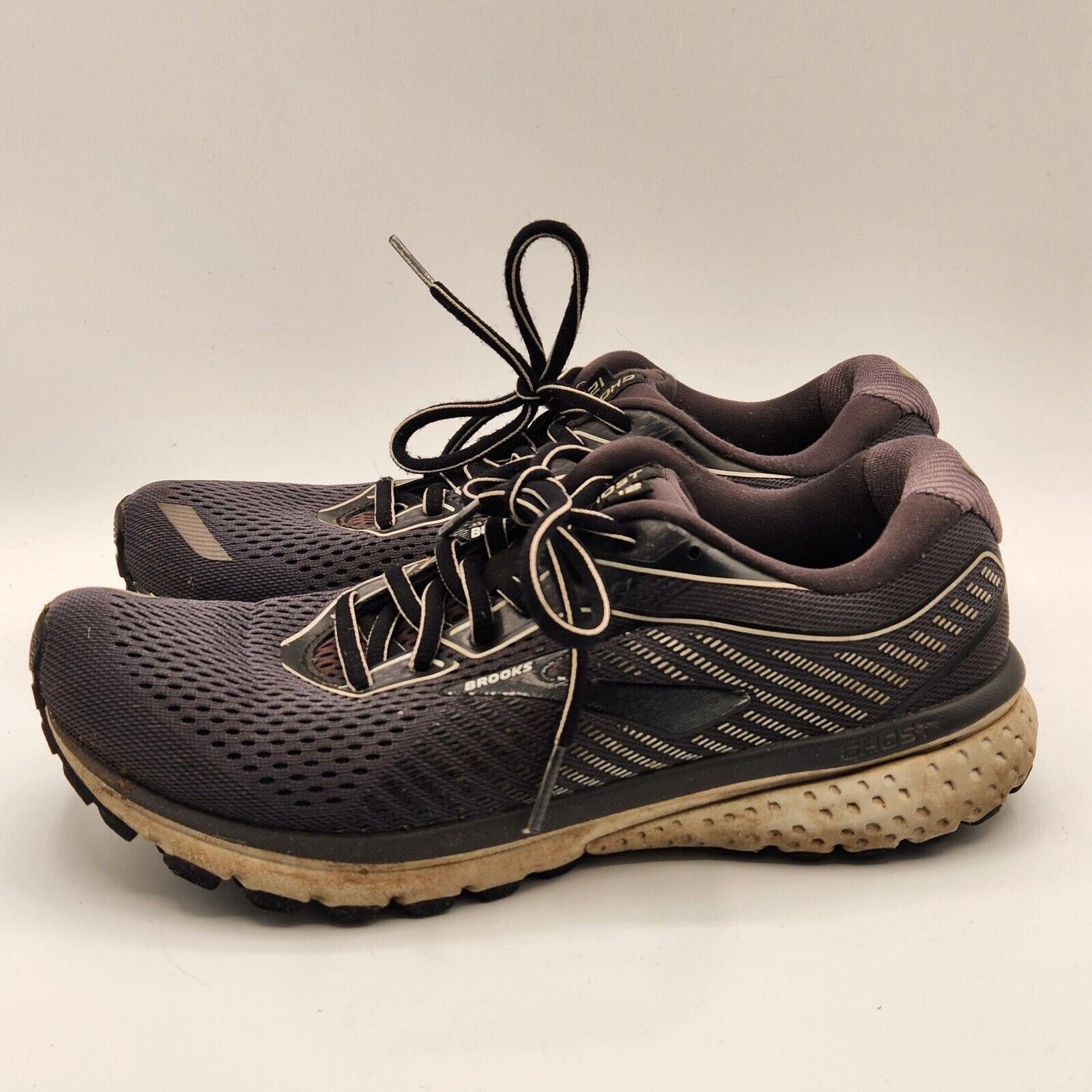 Brooks Womens Brooks Ghost 12 Running Shoes Gray Size 7.5 Size US 7.5 / IT 37.5 - 5 Thumbnail