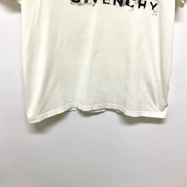 Givenchy Givenchy White Graffiti Short Sleeve T-Shirt 2506-Nextarrow Size US XL / EU 56 / 4 - 4 Thumbnail