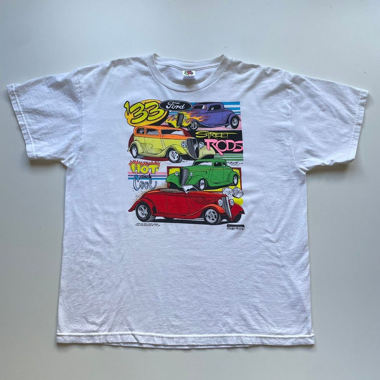 Ford Vintage Y2K Ford Hot Rod Retro Car Art T Shirt Size XL Rare Size US XL / EU 56 / 4 - 1 Thumbnail