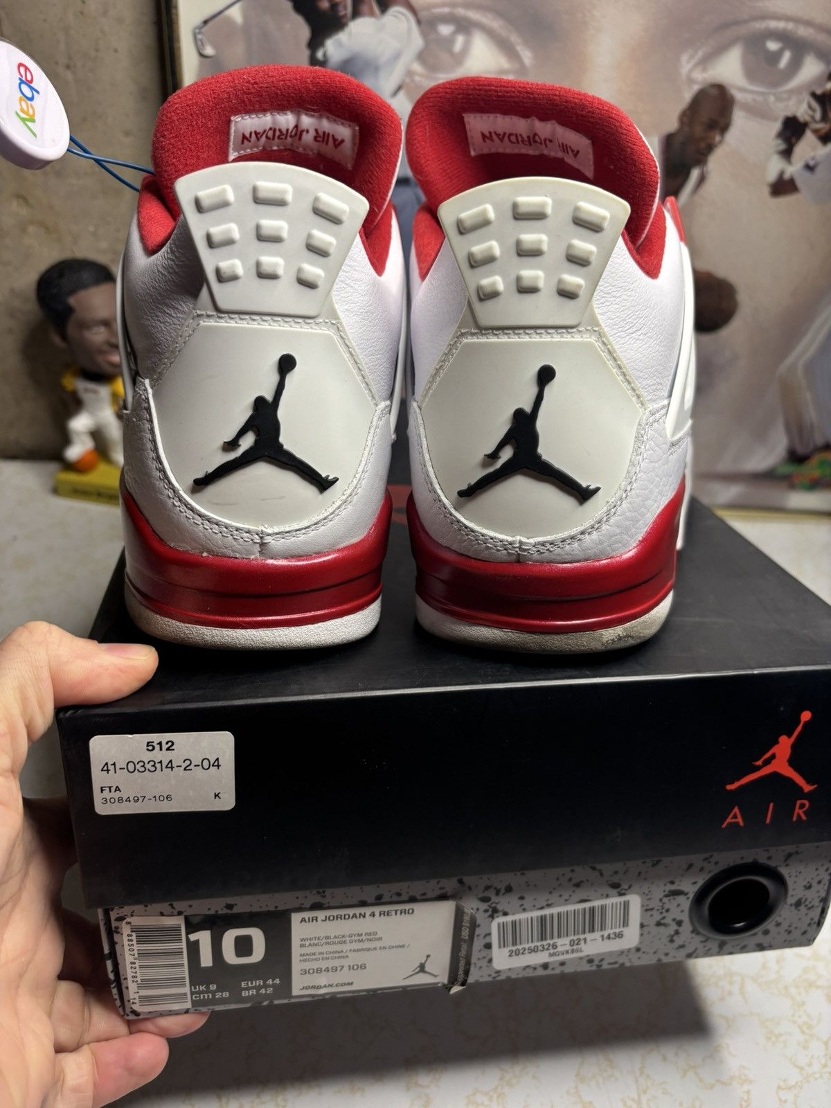 Jordan Brand Air Jordan 4 Retro Alternate 89 2016 Size US 10 / EU 43 - 7 Thumbnail